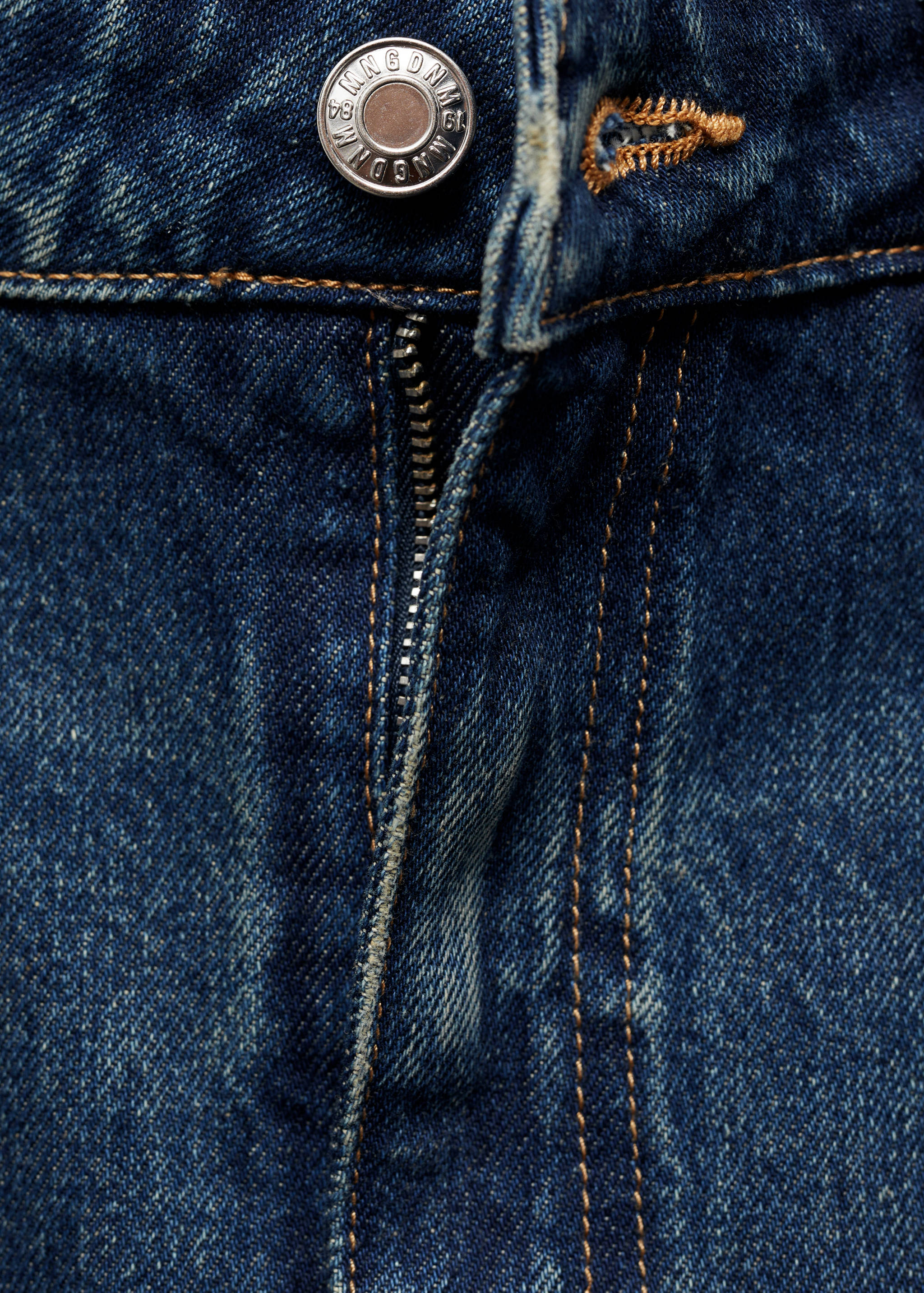 Denim midi-skirt - Details of the article 8