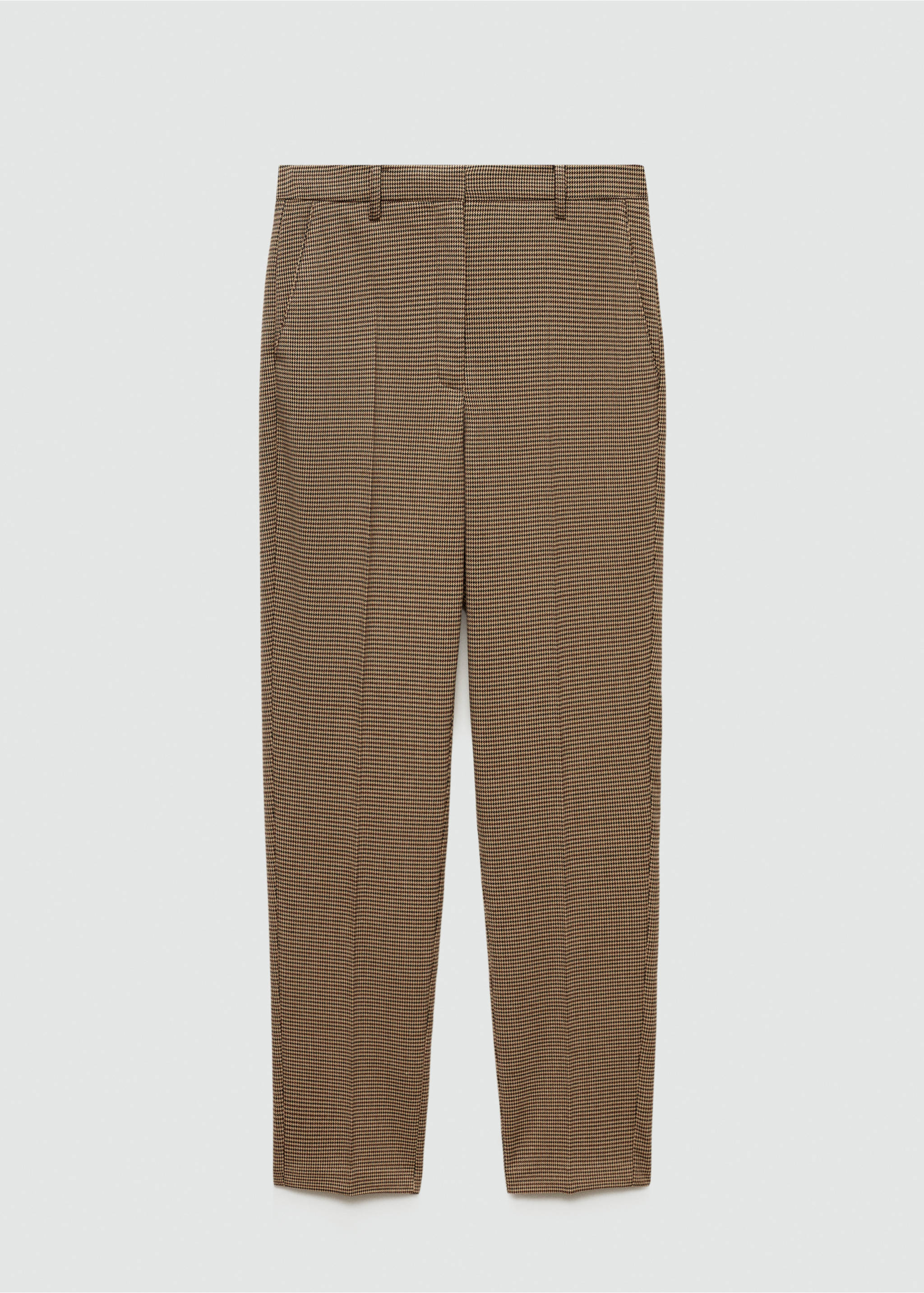 Mid-rise skinny trousers - Article without model, Brown. Ref: 77095644-00.
