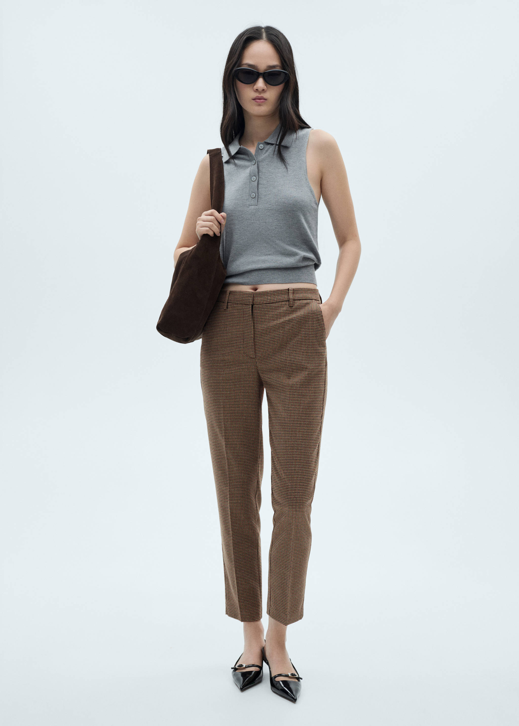 Pantalón skinny tiro medio - Plano general