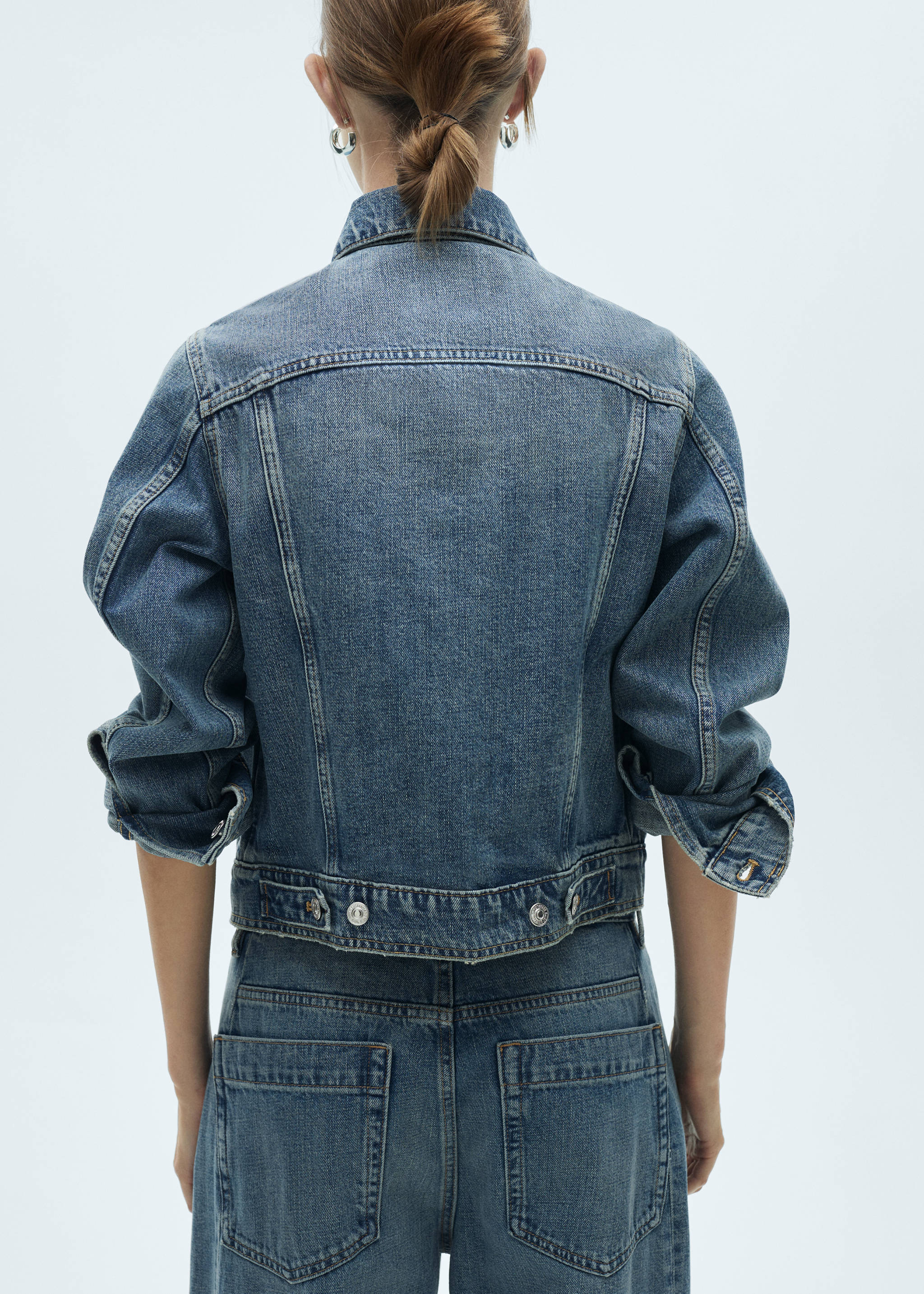 Blouson jean poches - Verso de l’article