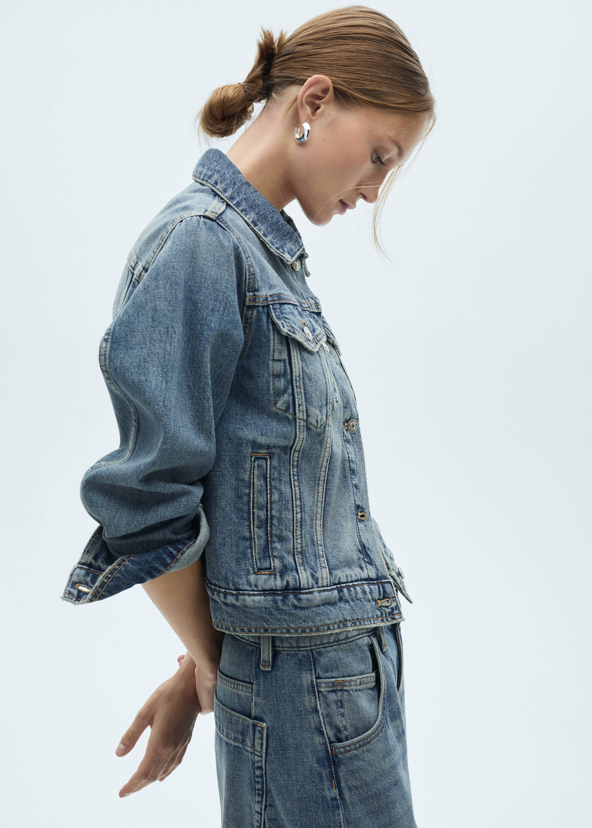 Blouson jean poches - Détail de l'article 1