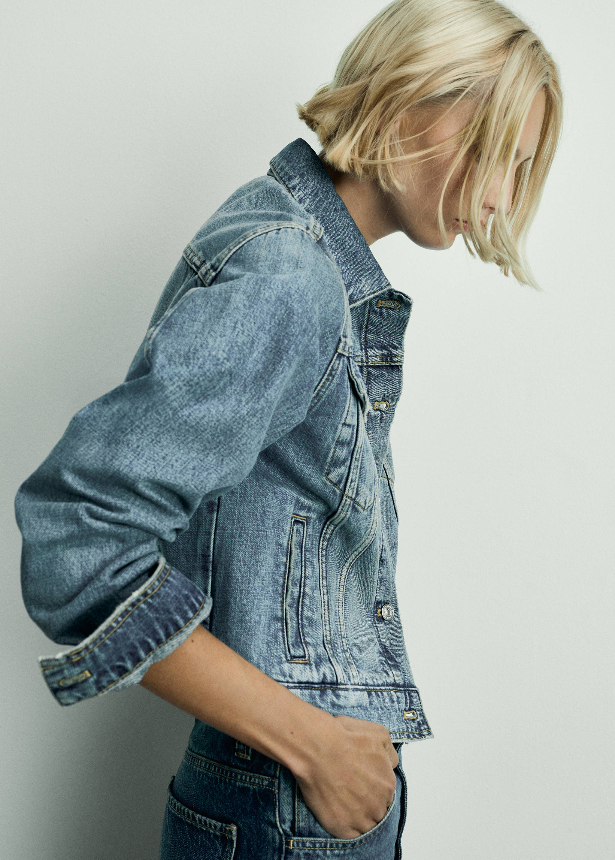 Blouson jean poches - Détail de l'article 6