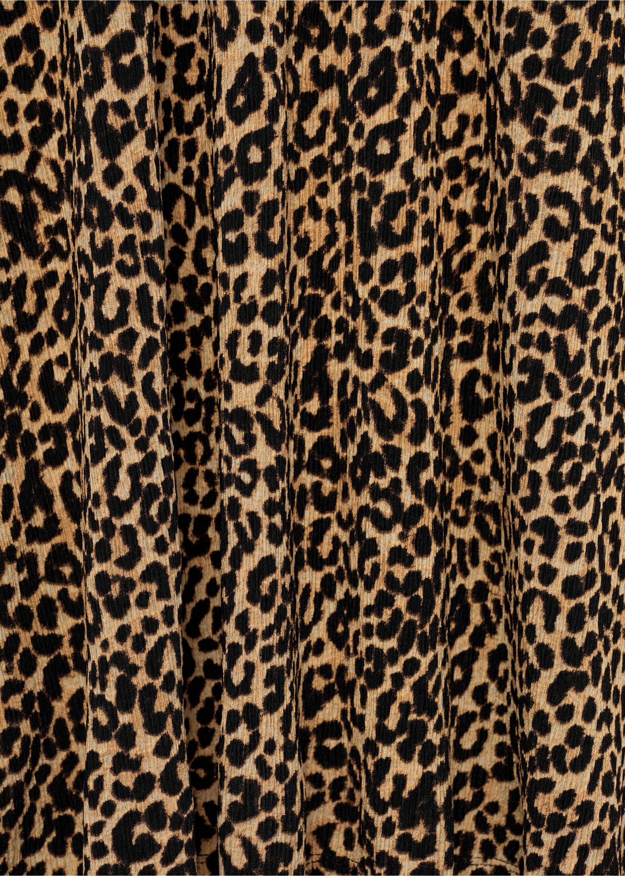Leopard-print long dress - Details of the article 0, Brown. Ref: 77095648-00.