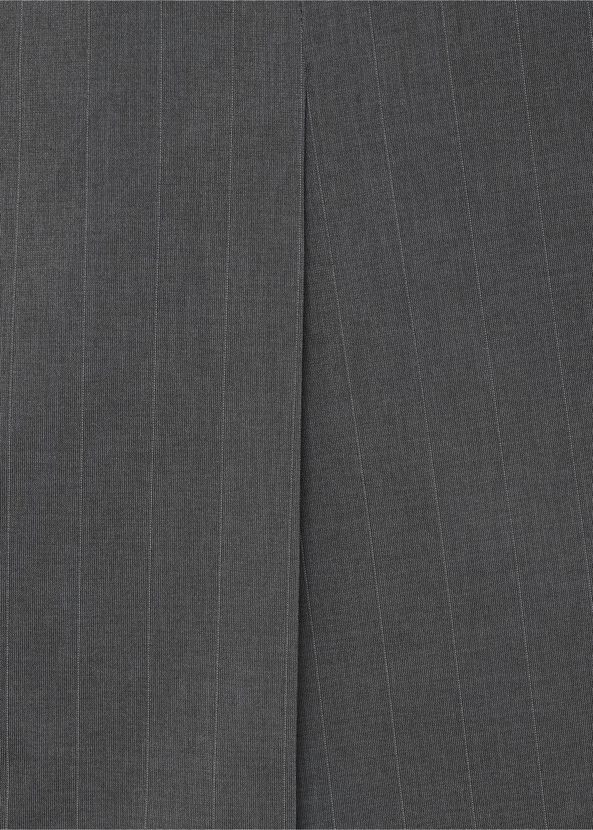 Pinstripe pencil skirt - Details of the article 0, Grey. Ref: 77095649-00.