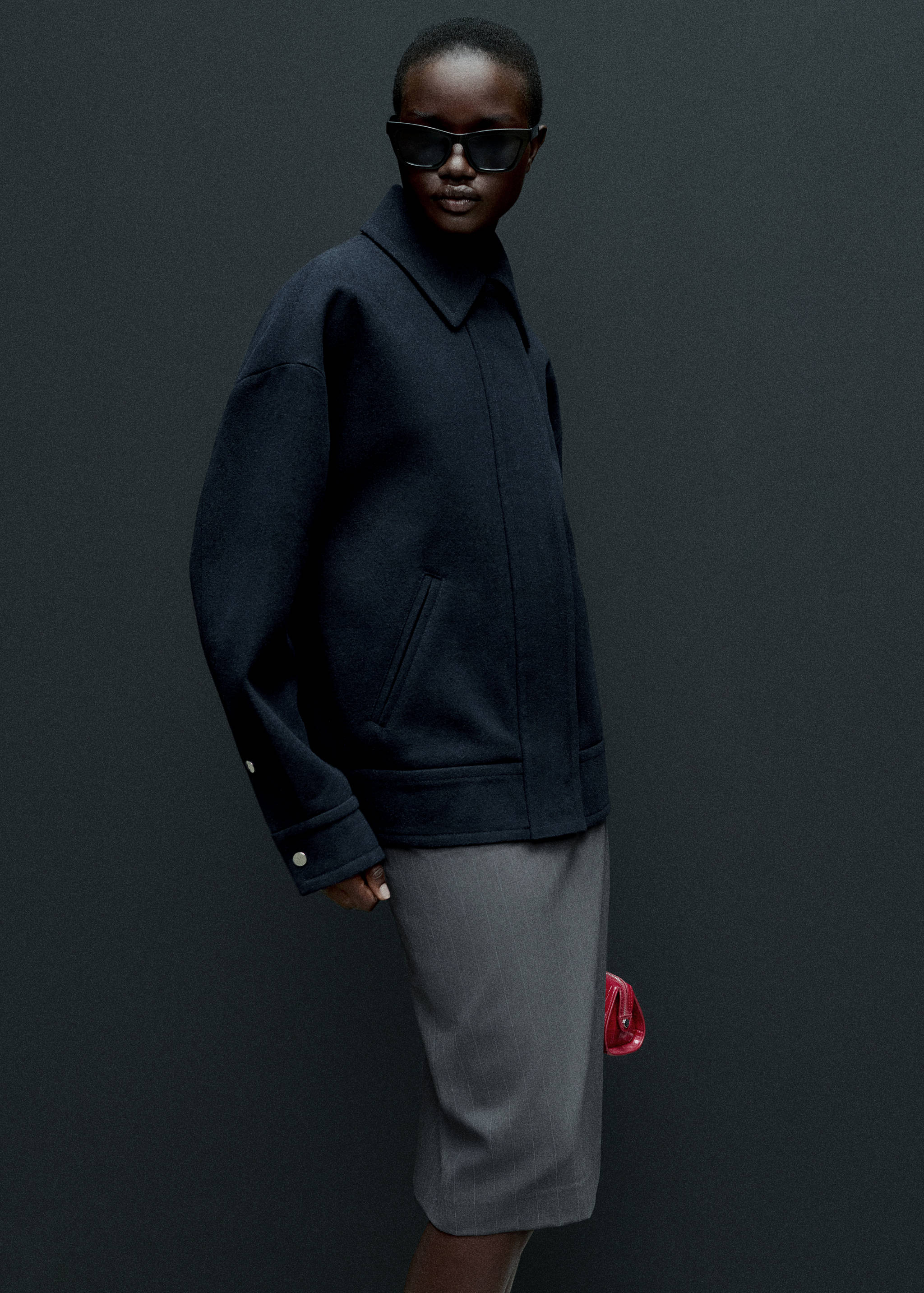 Lång kritstrecksrandig pennkjol - Detaljer om artikeln 9