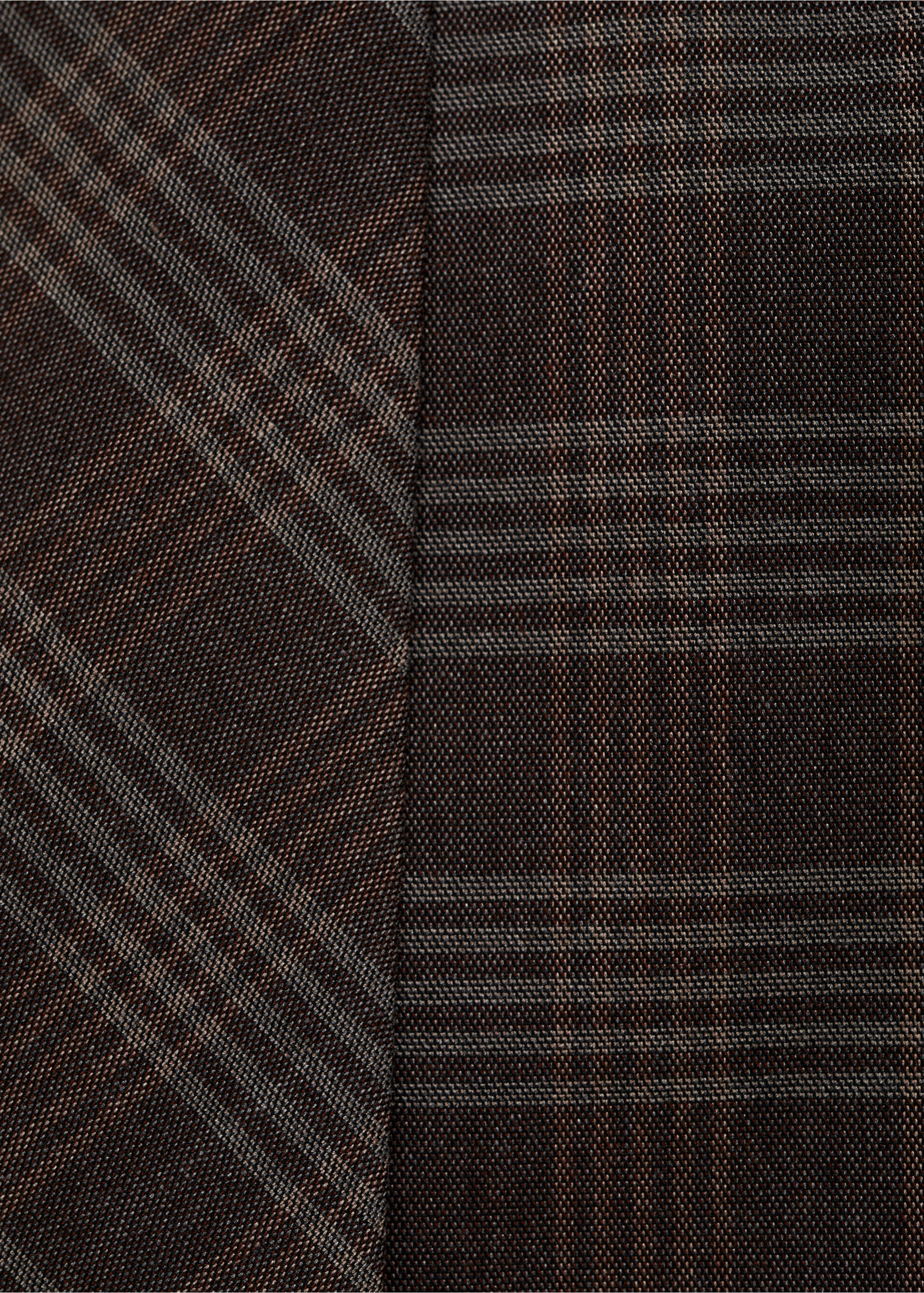 Rutig kjol dubbelt skärp - Detaljer om artikeln 0, Grå. Ref: 77095651-00.