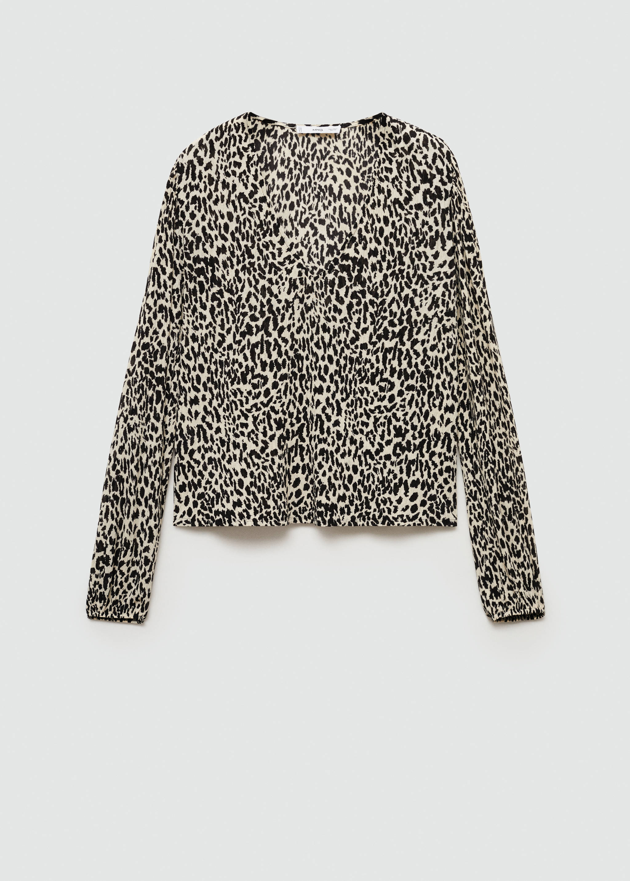Animal-print blouse - Article without model