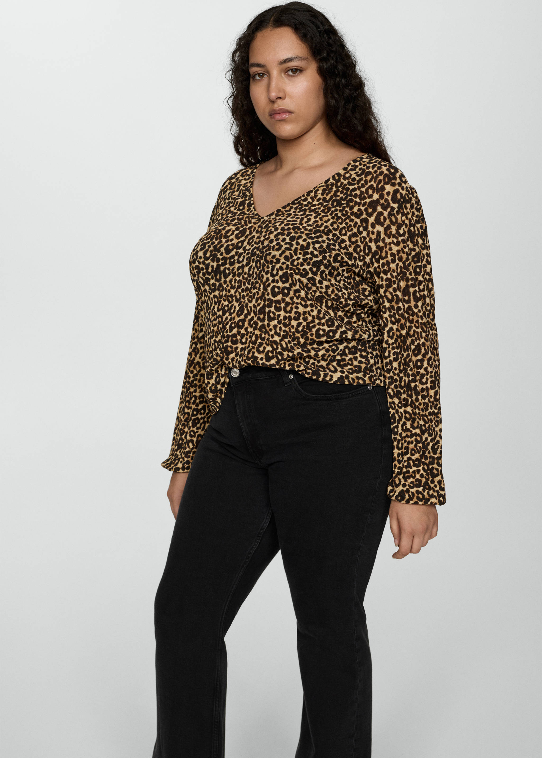 Blusa estampado animal print - Detalle del artículo 5