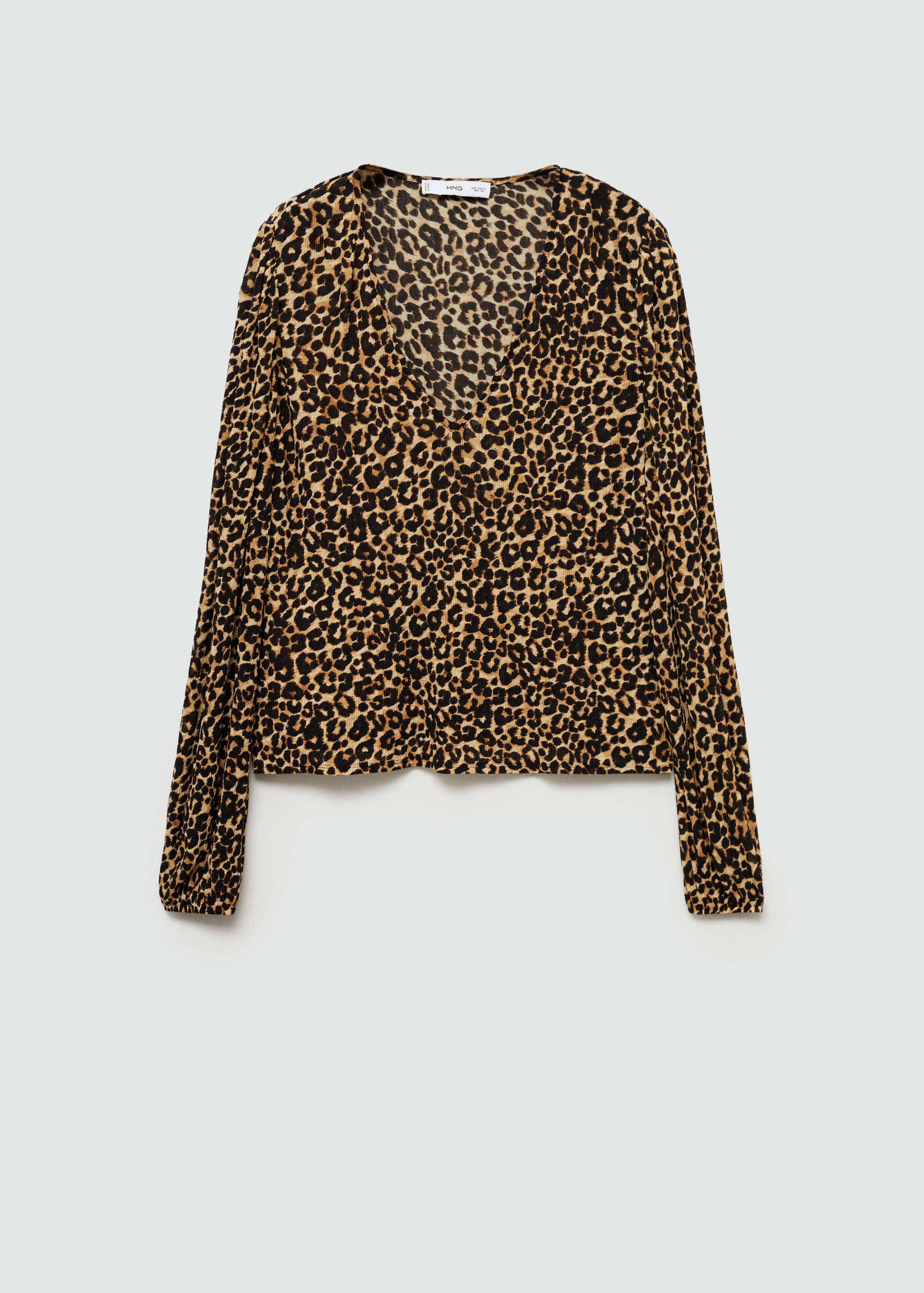 Animal-Print-Bluse - Artikel ohne Model