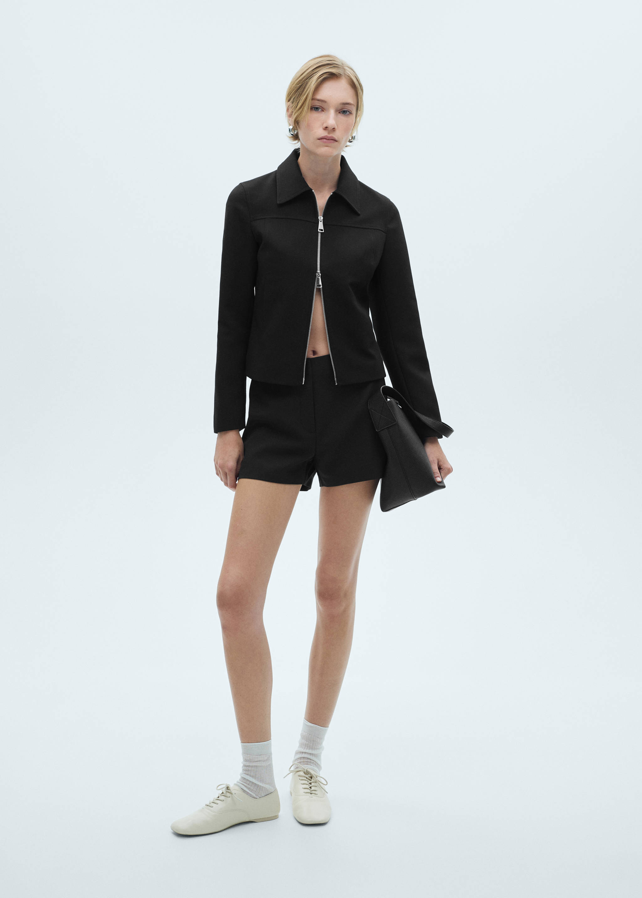 Jacket with double zip - Details of the article 2