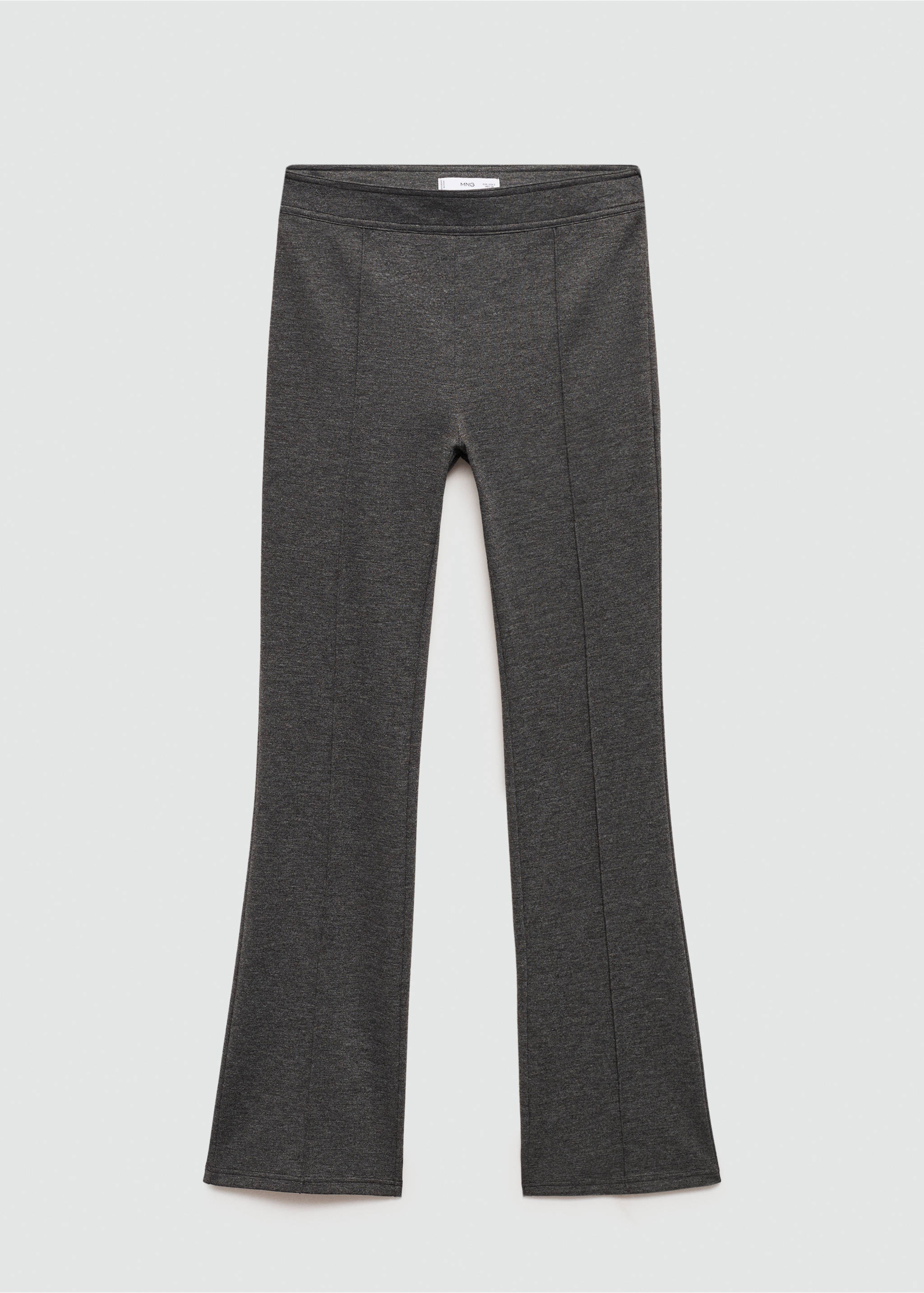 Flared trousers with seams - Article without model, Grey. Ref: 77095661-00.