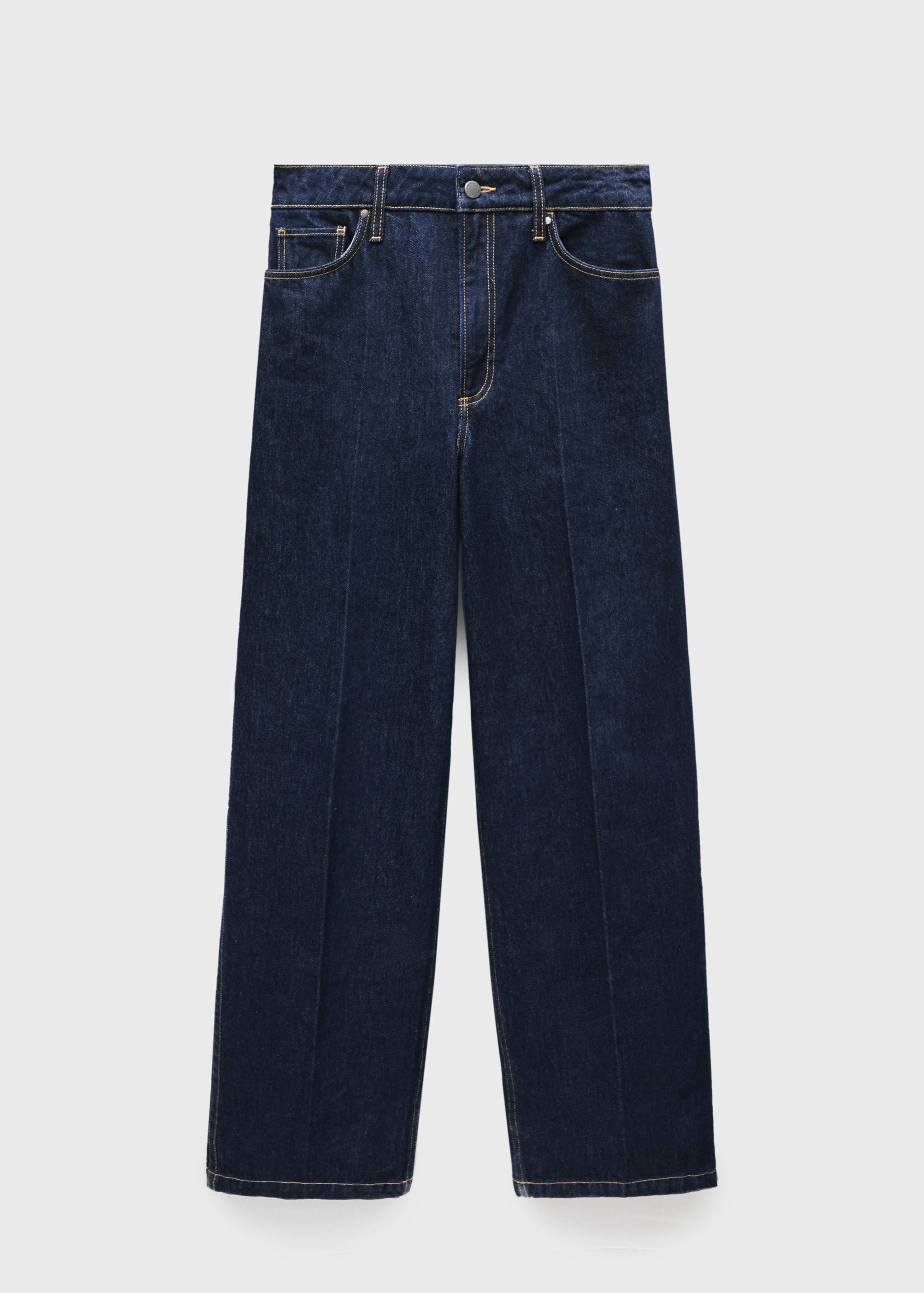 Wide leg rinse-wash jeans - Article without model