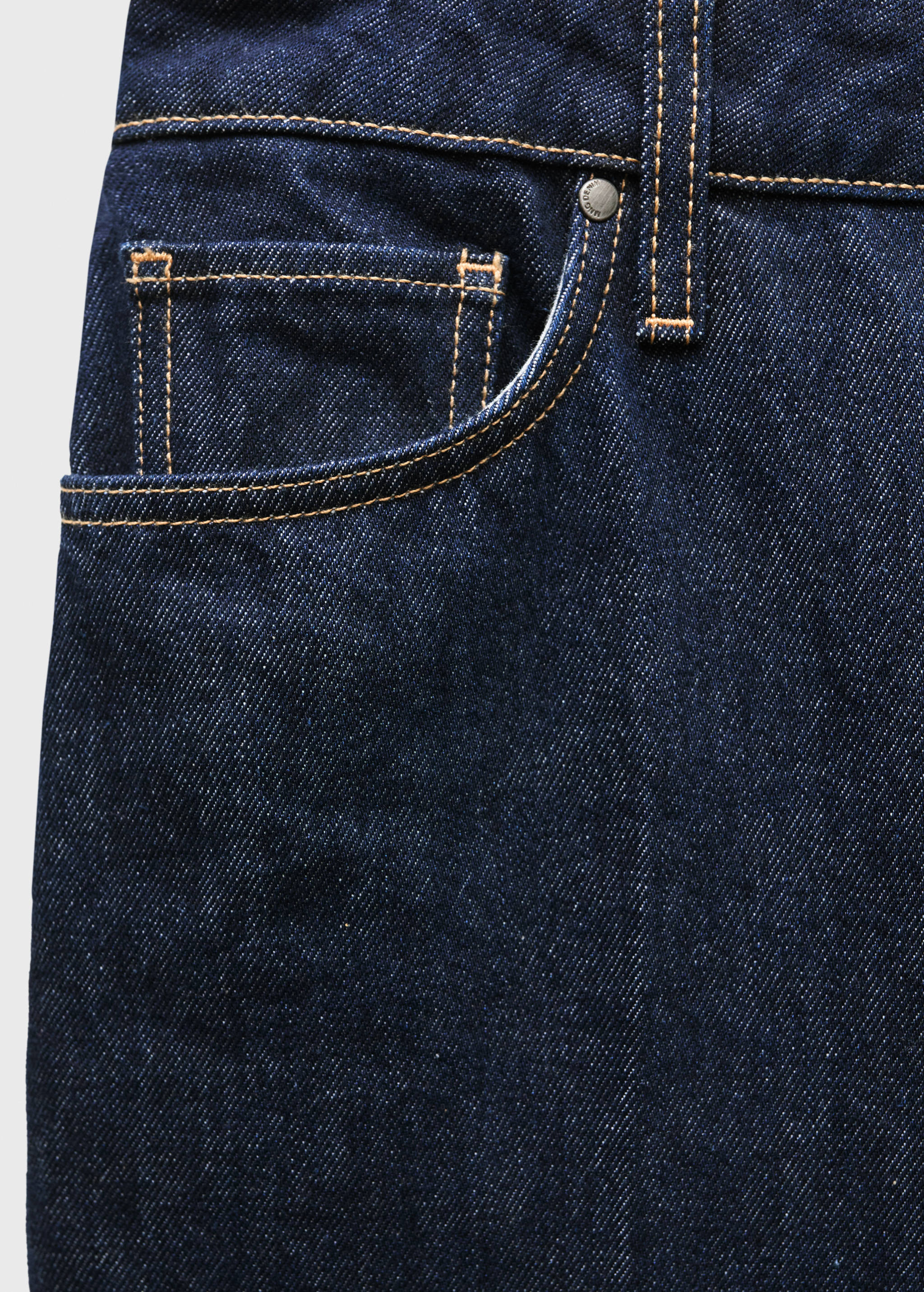 Wide leg rinse-wash jeans - Details of the article 8