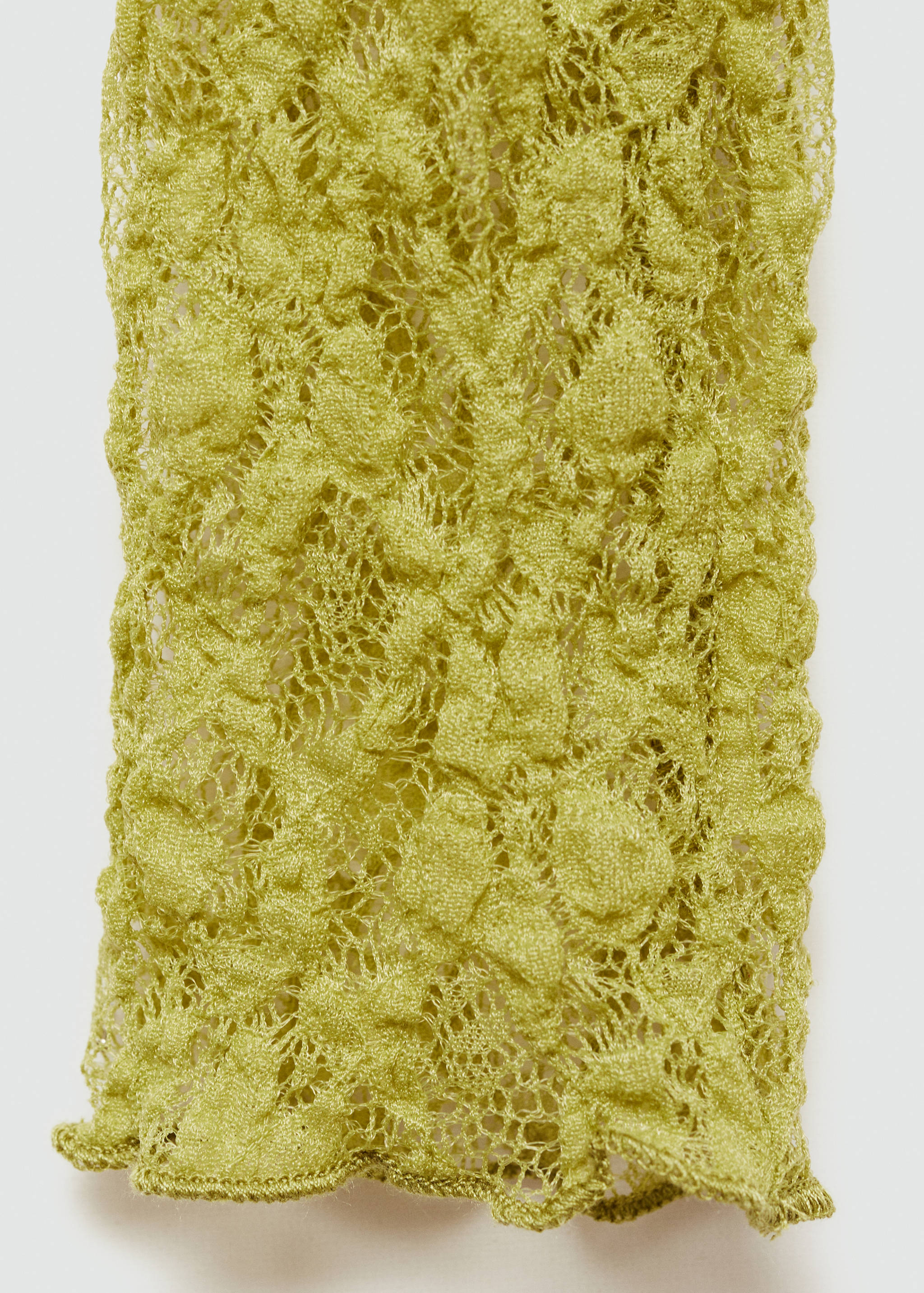 Round-neck lace t-shirt - Details of the article 0