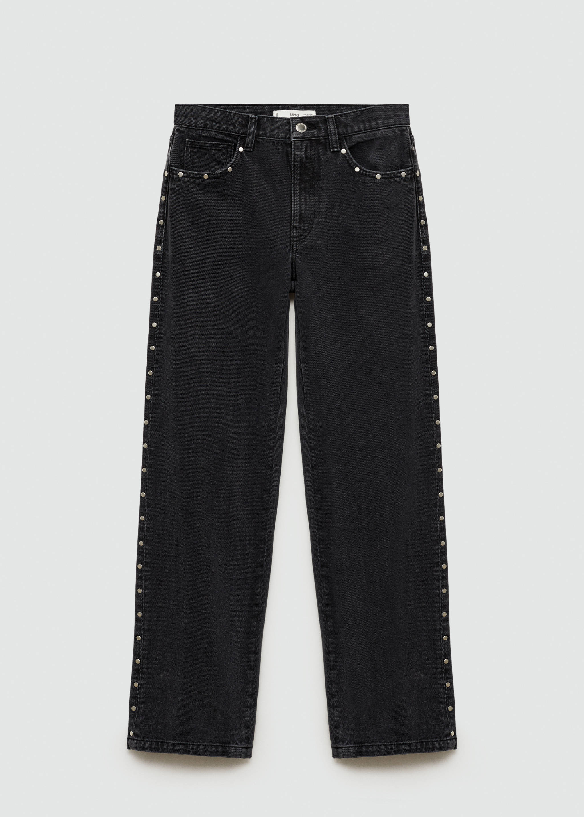 Straight-fit jeans with studs - Article without model