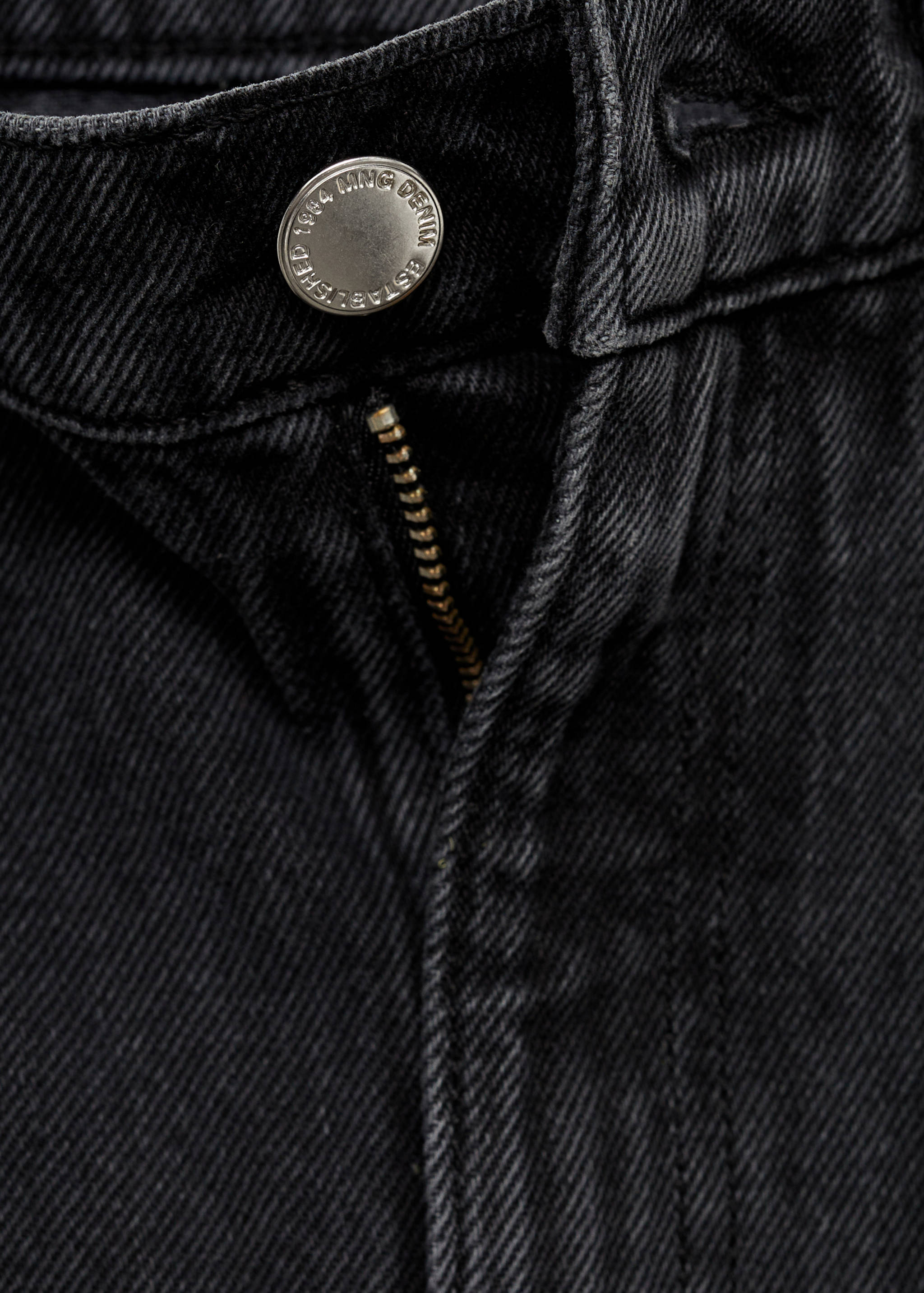 Straight-fit jeans with studs - Details of the article 0