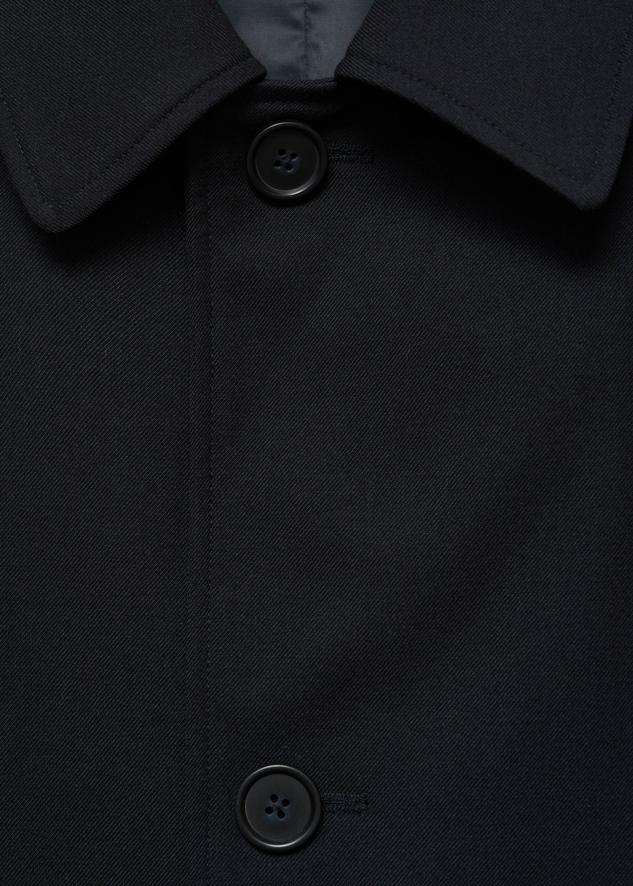 Oversized comfort stretch trench coat - Details of the article 8