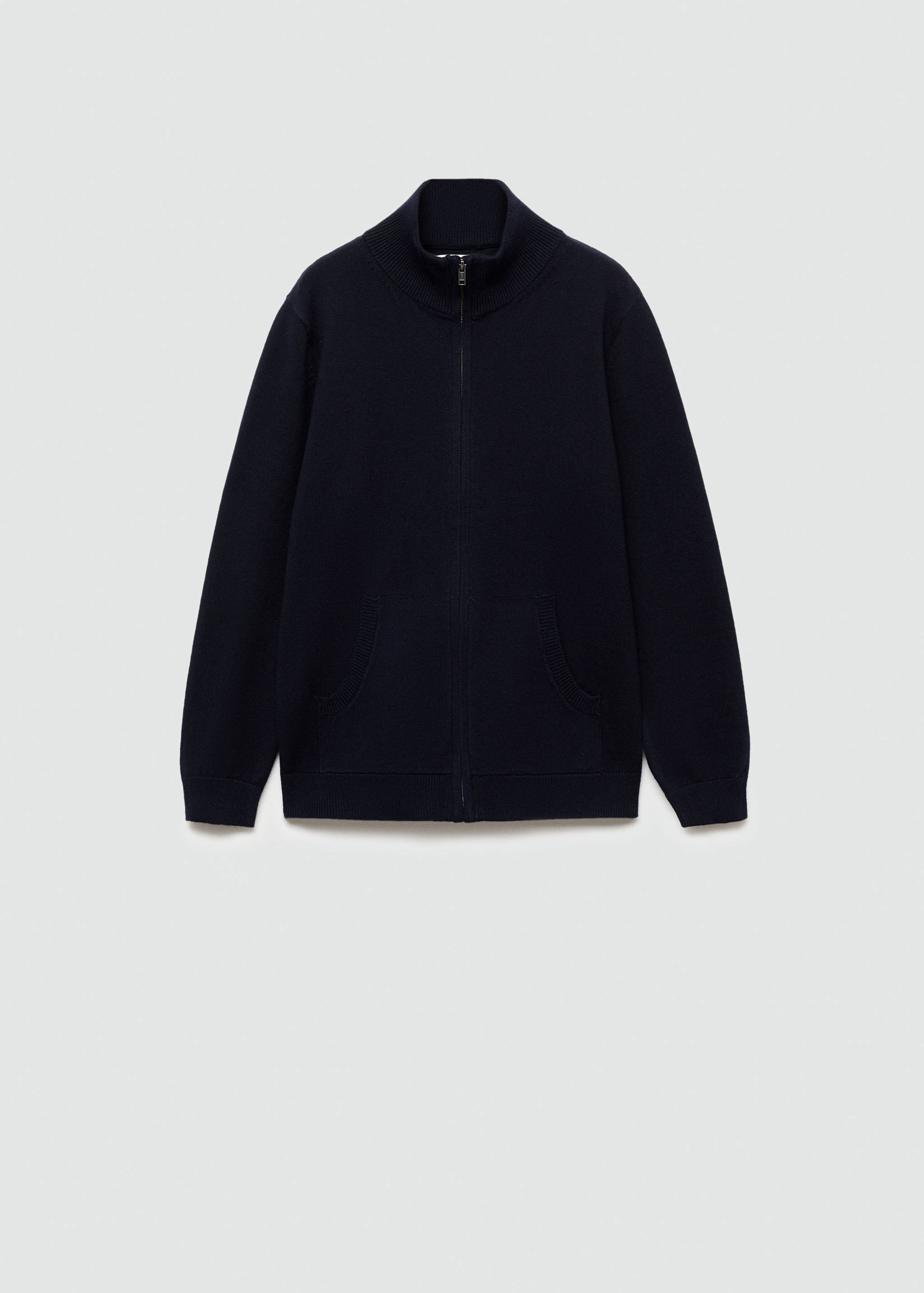 Gebreid vest met rits - Artikel zonder model