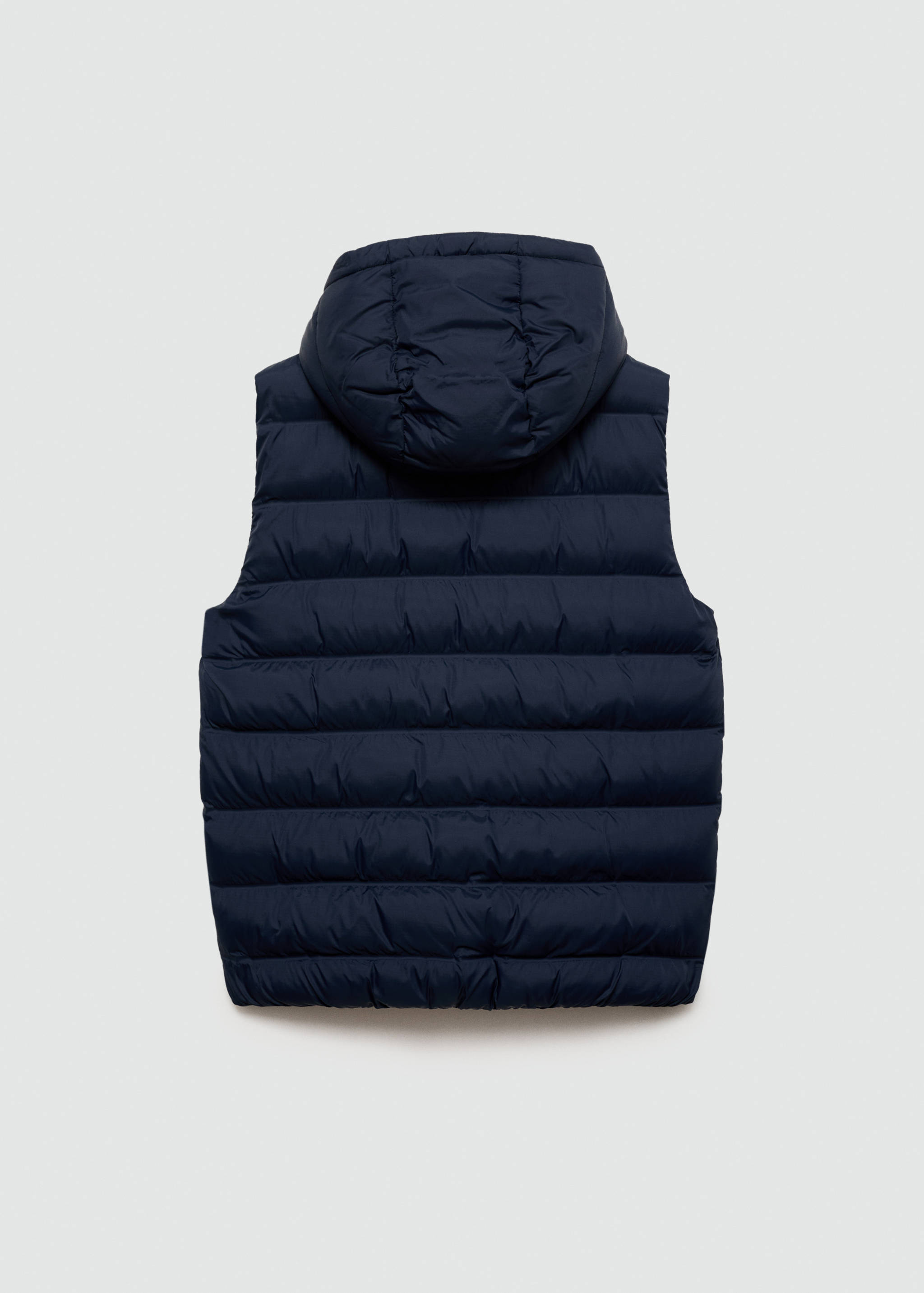 Colete acolchoado capuz - Verso do artigo