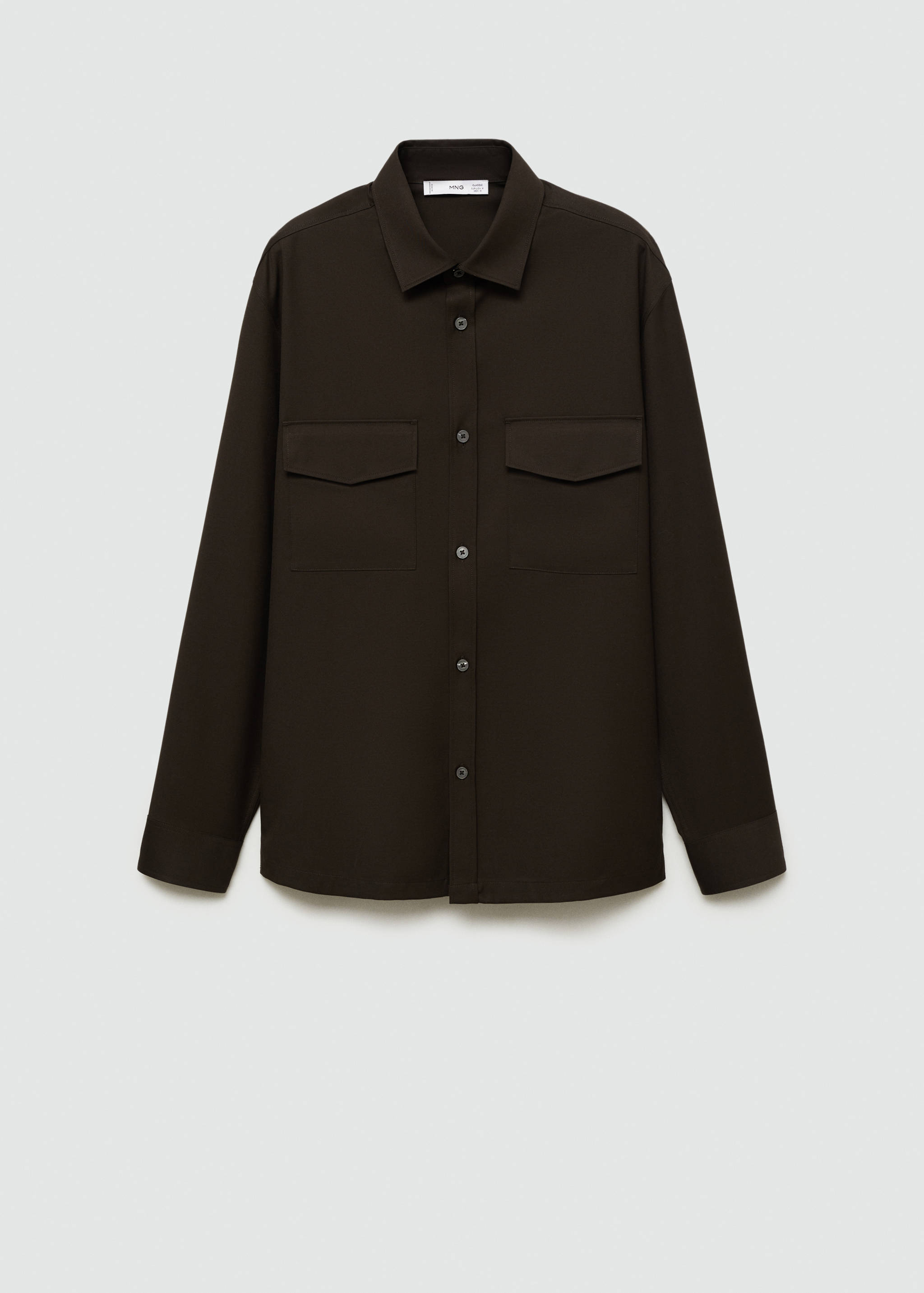 Regular fit pockets overshirt - Article without model