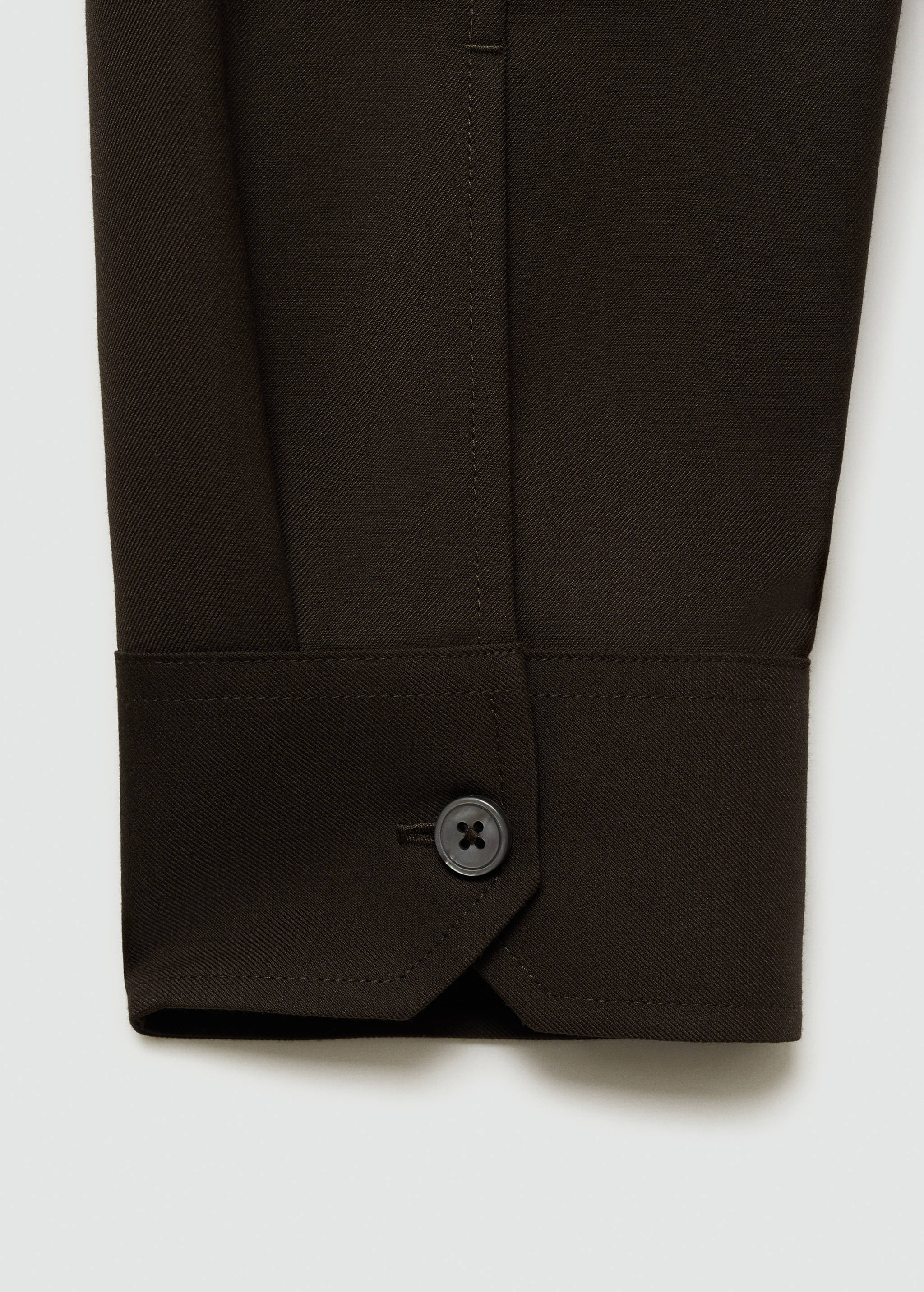 Regular fit pockets overshirt - Details of the article 8