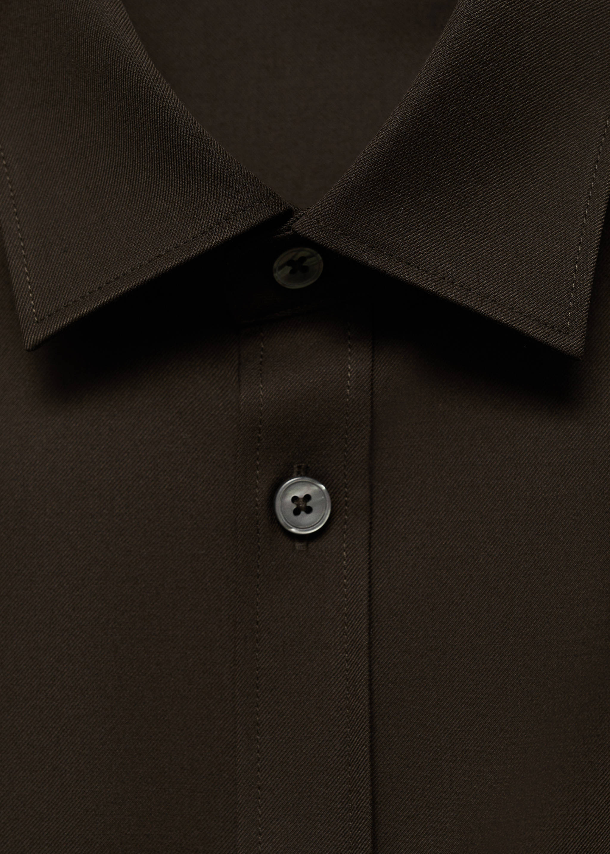 Regular fit pockets overshirt - Details of the article 0