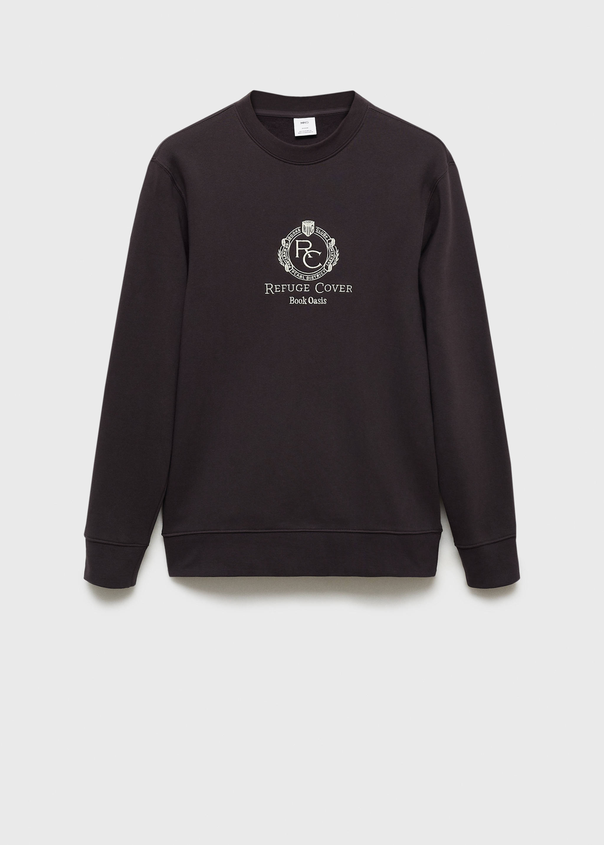 Sudadera 100% algodón detalle bordado - Artículo sin modelo