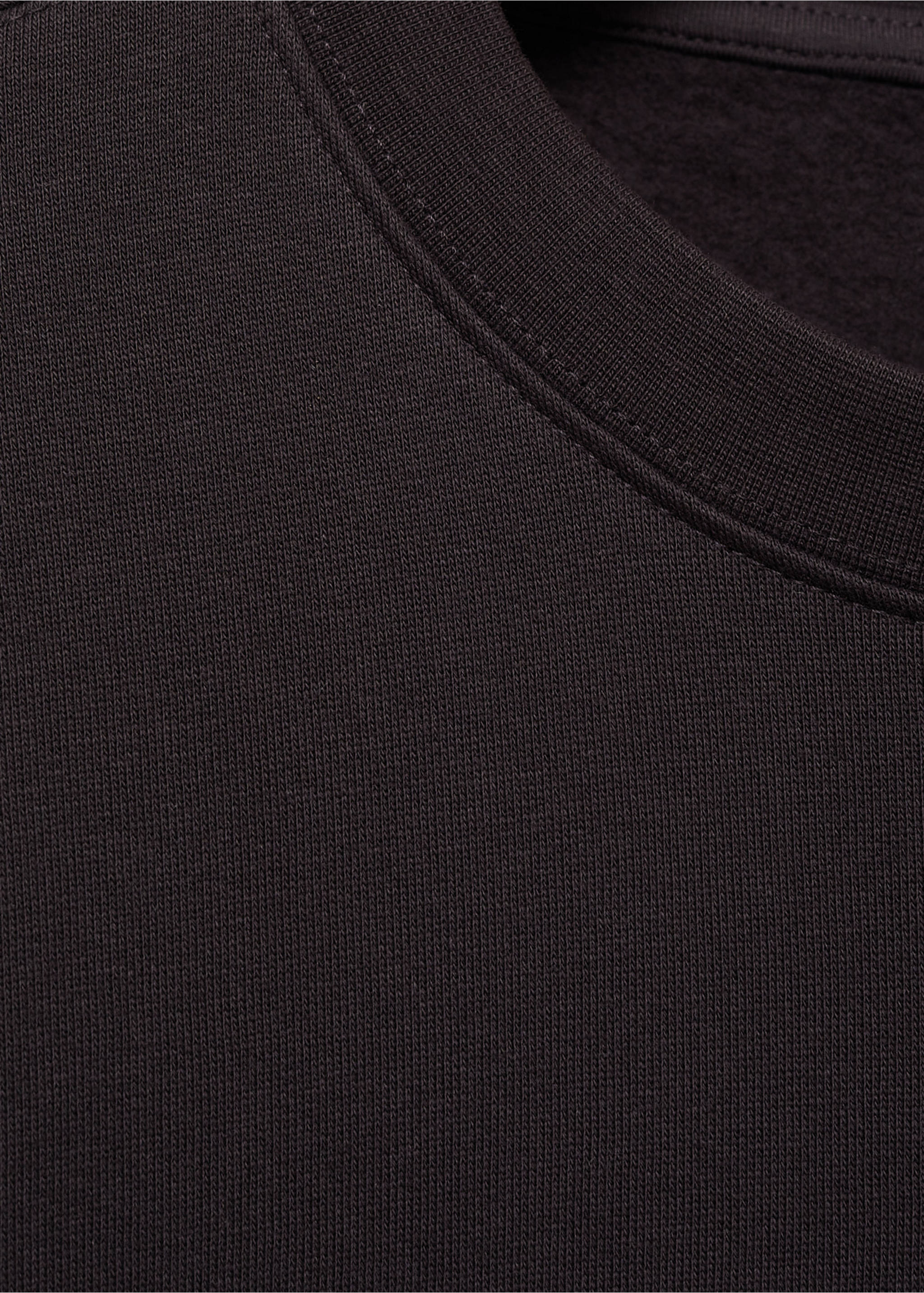 Sudadera 100% algodón detalle bordado - Detalle del artículo 0, Morado. Ref: 77095974-00.