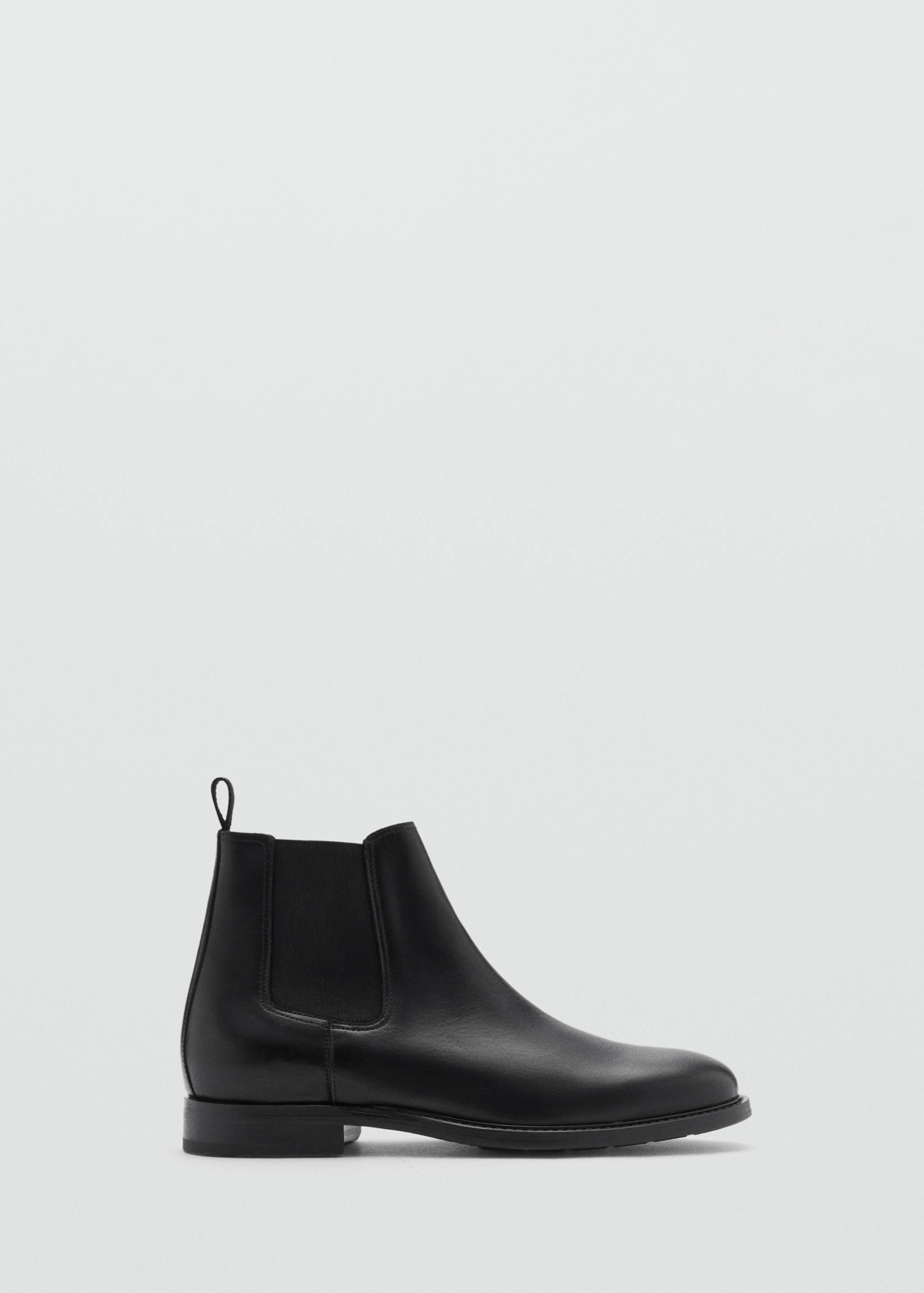 Polished leather chelsea boots - Article without model
