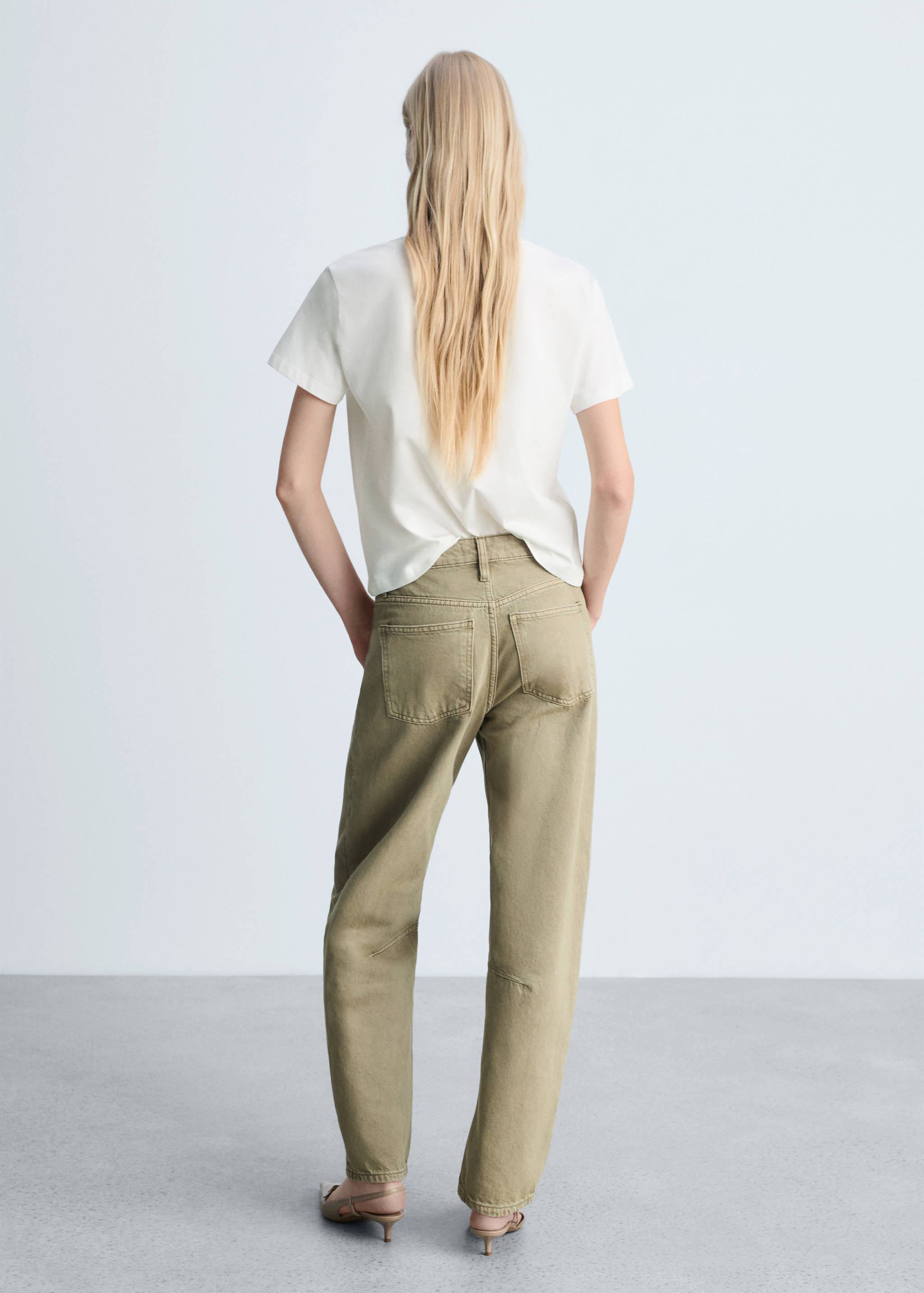 Printed cotton-blend t-shirt - Reverse of the article