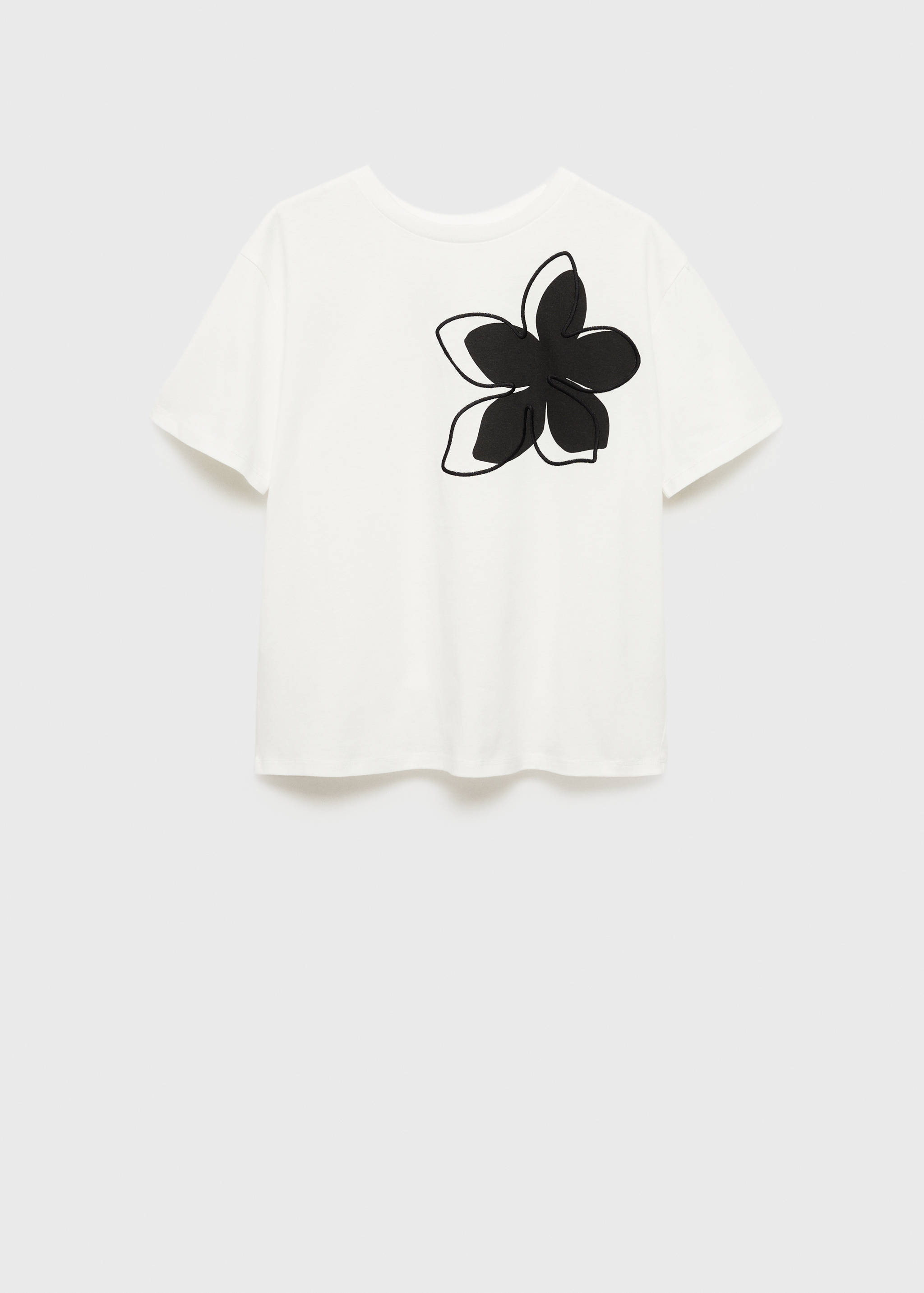 Printed cotton-blend t-shirt - Article without model
