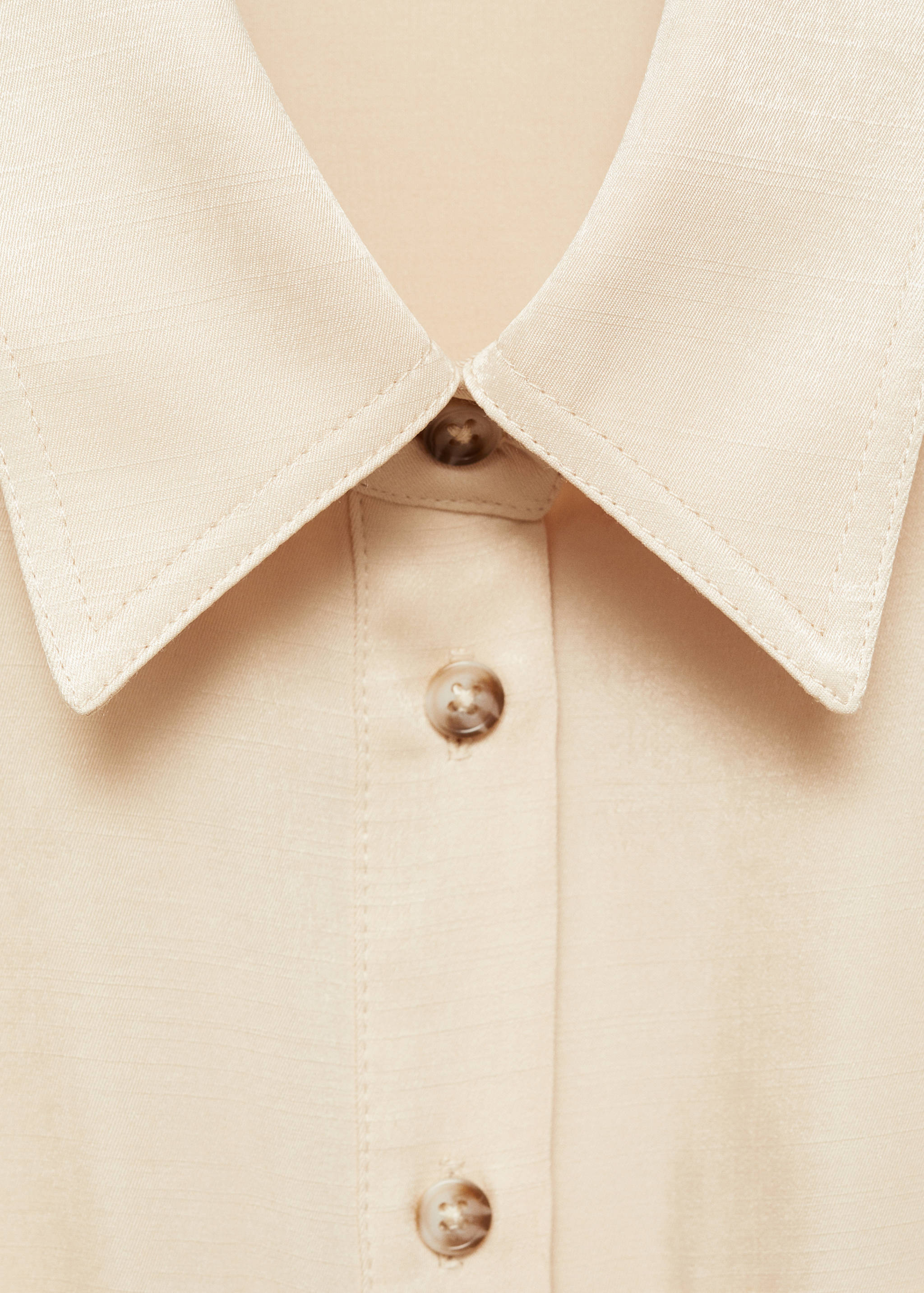 Satin shirt dress - Details of the article 8
