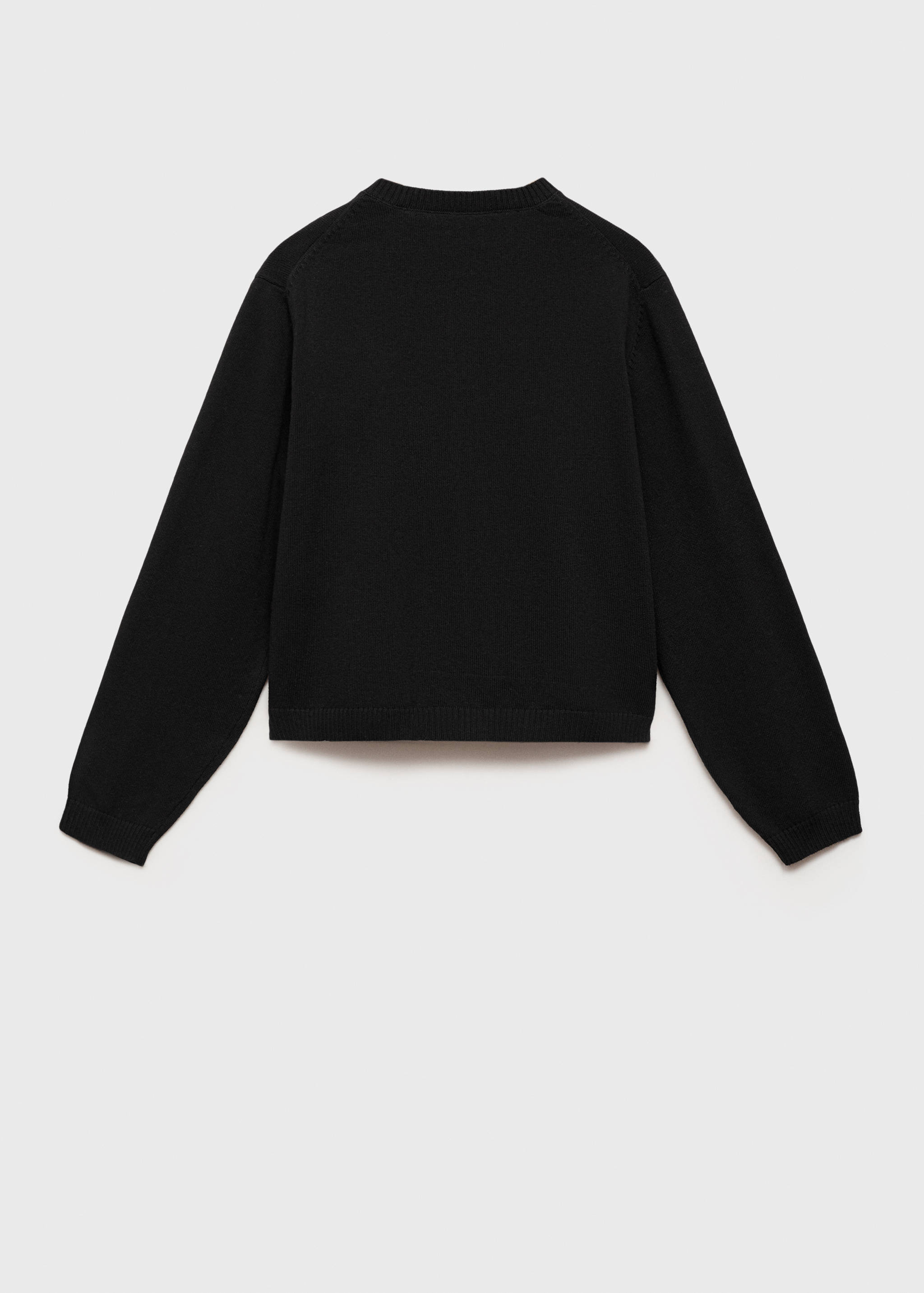 Cárdigan punto algodón - Reverso del artículo