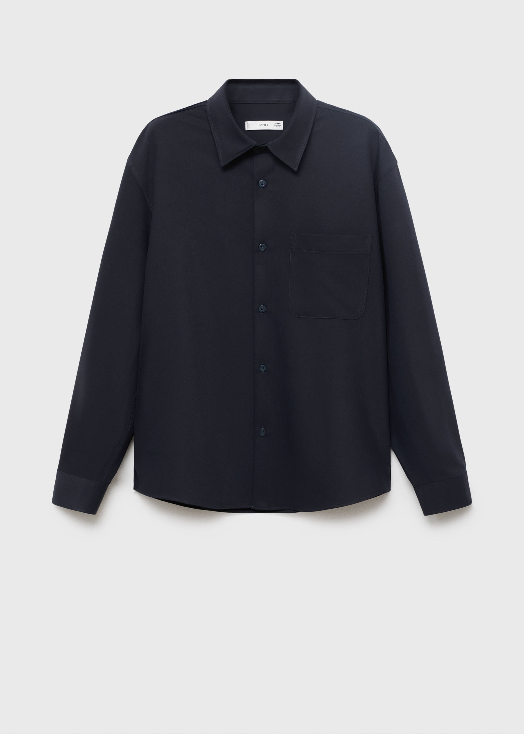 Shirt lightu - Article without model, Dark Navy. Ref: 77095998-00.