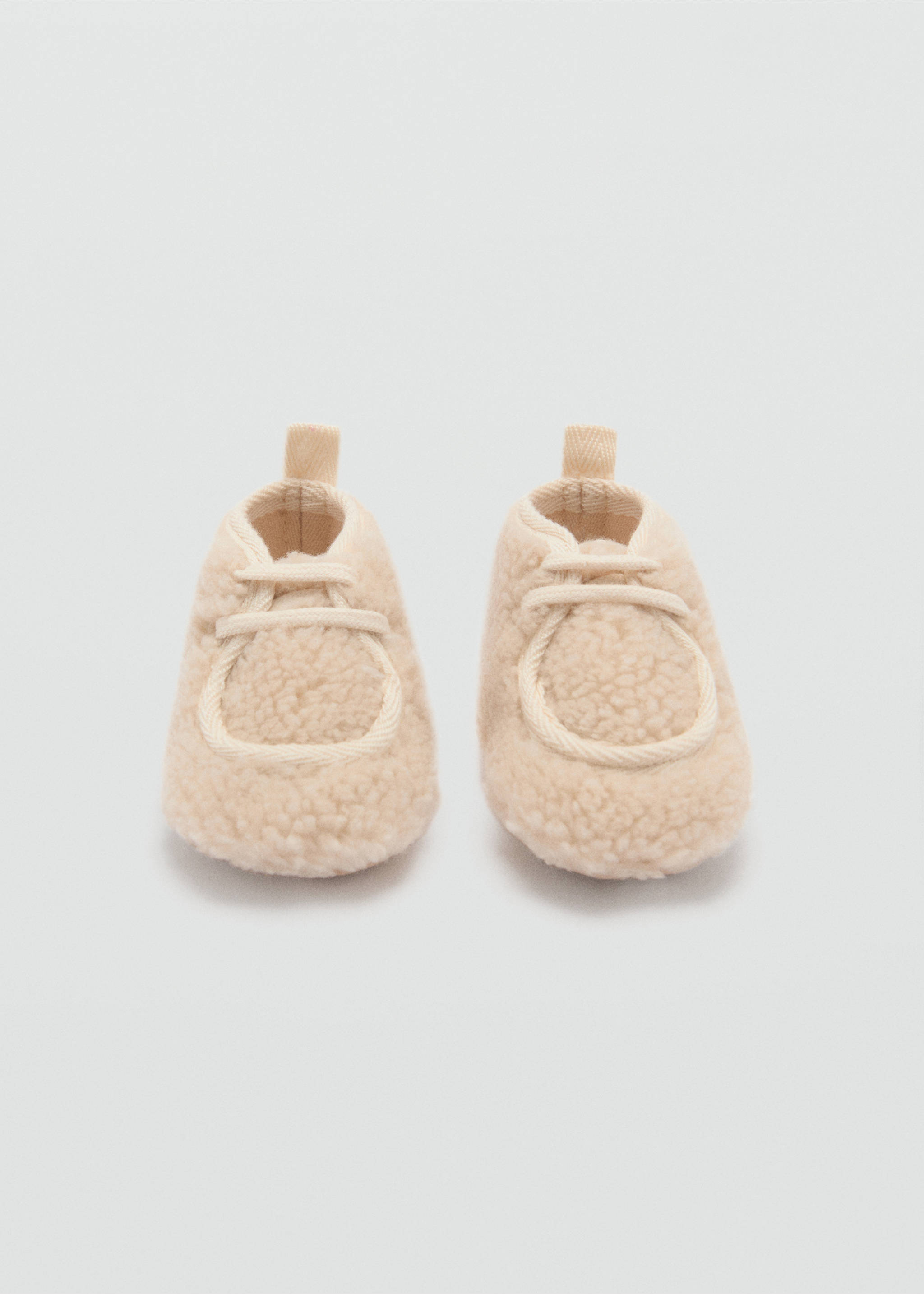 Shearling-lined ankle boots - Details of the article 1, Beige. Ref: 77096002-00.