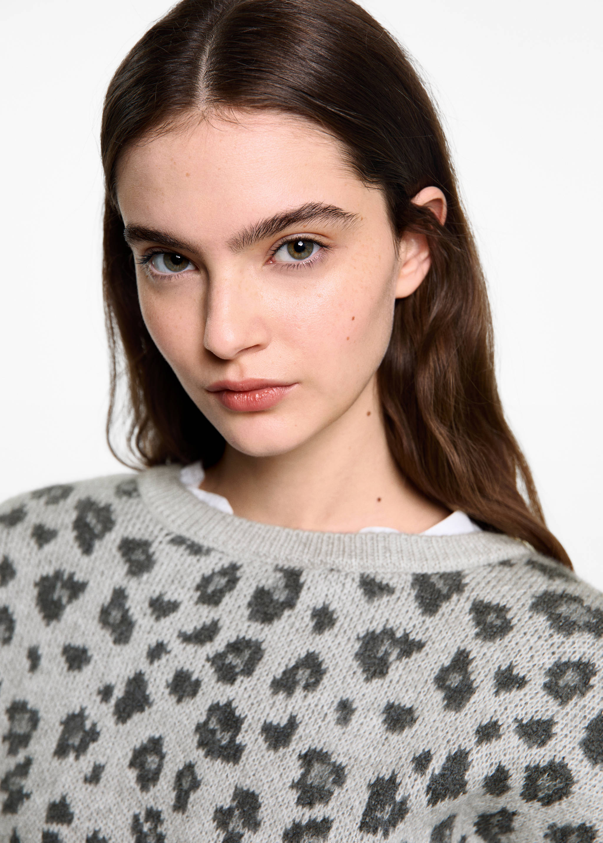 Leopard pattern sweater - Details of the article 1