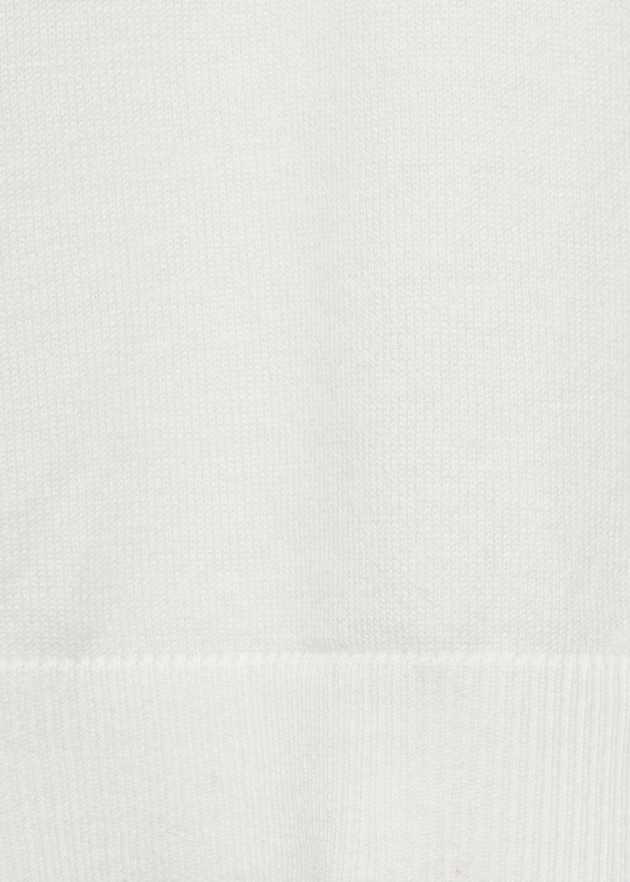 Turtleneck knitted sweater - Details of the article 0, Off White. Ref: 77096336-00.