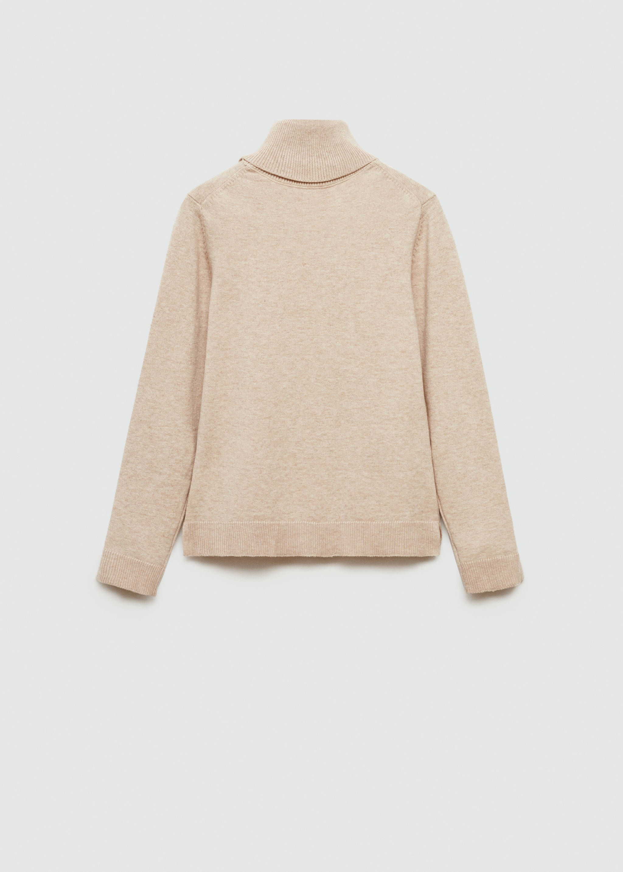 Turtleneck knitted sweater - Reverse of the article