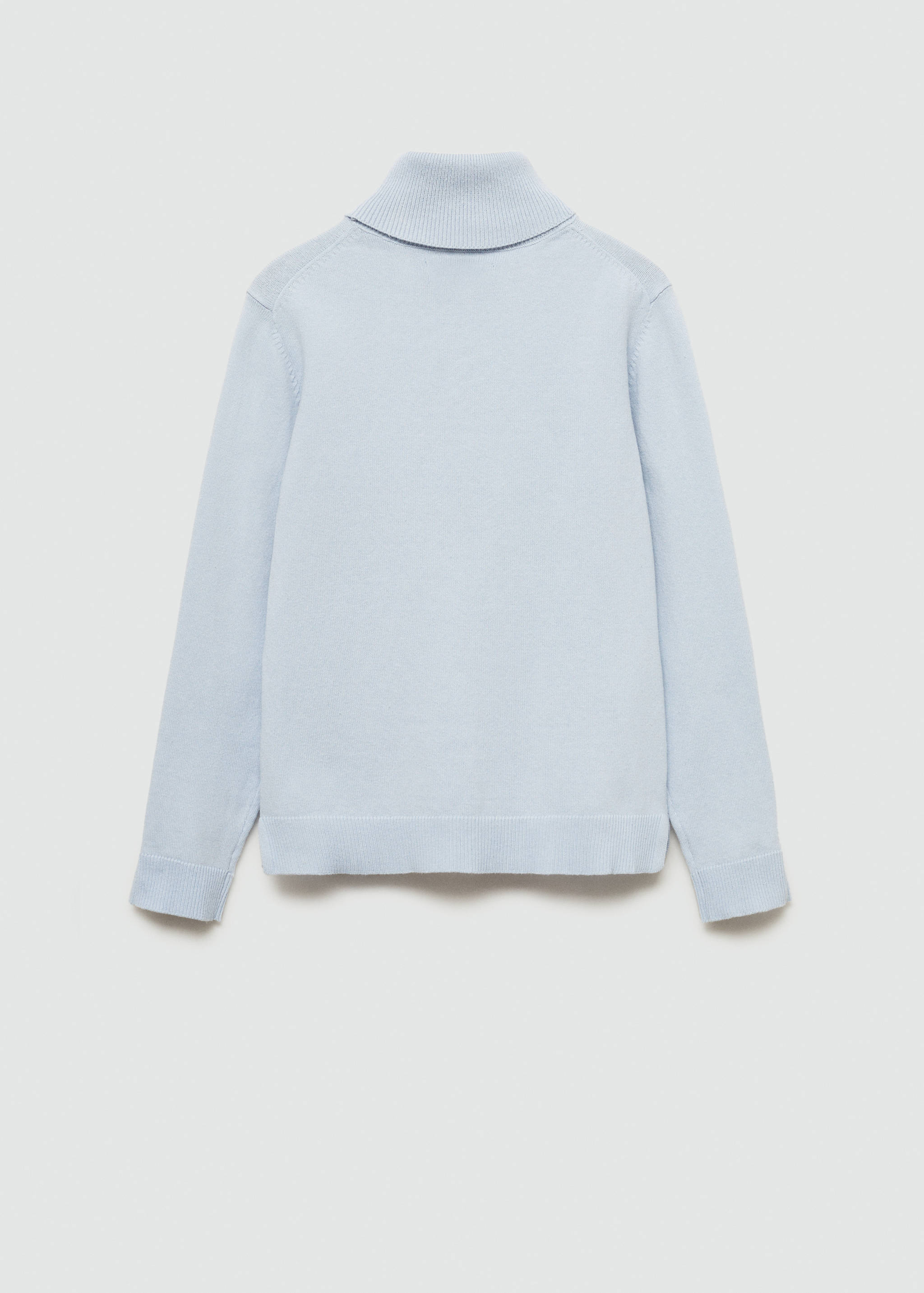 Turtleneck knitted sweater - Reverse of the article