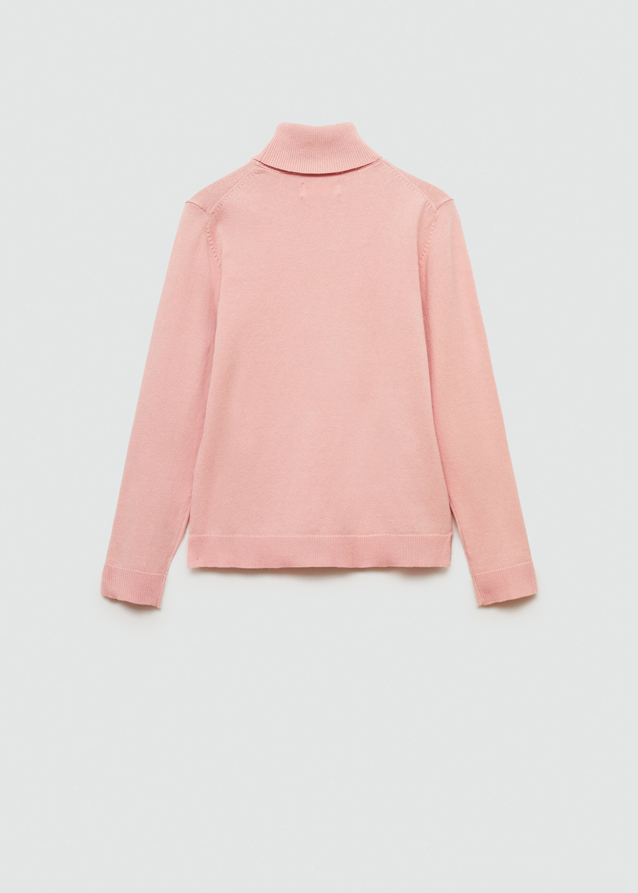 Turtleneck knitted sweater - Reverse of the article