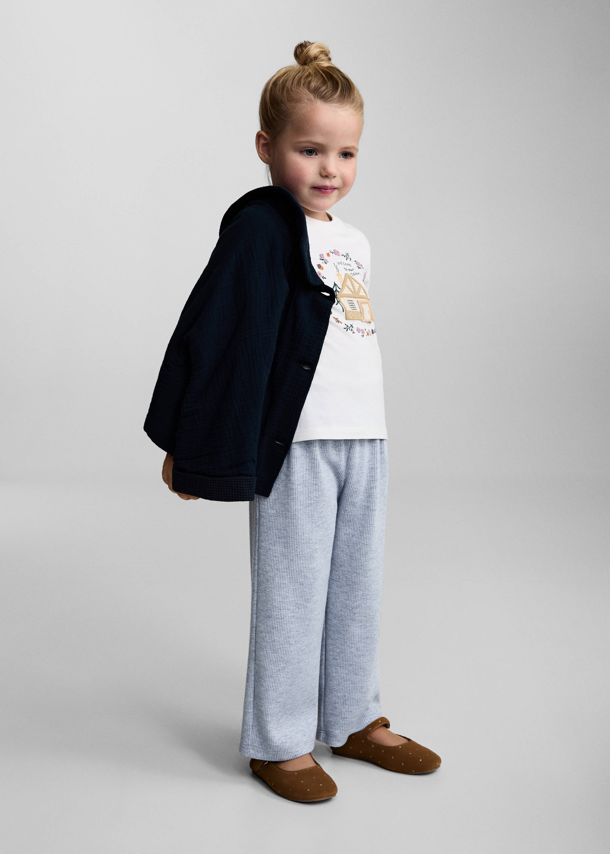 Knitted culotte pants - General plane