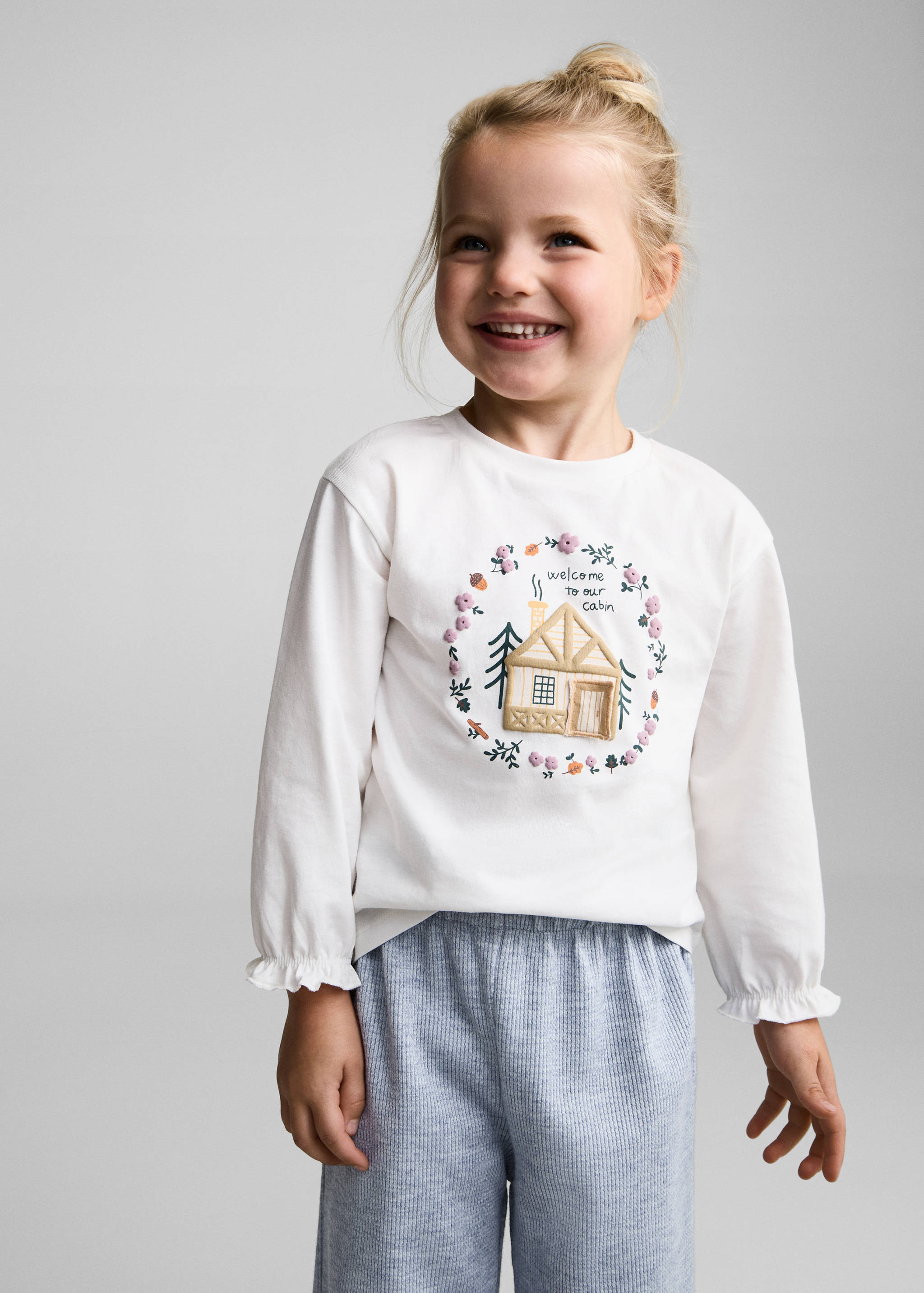 Knitted culotte pants - Medium plane