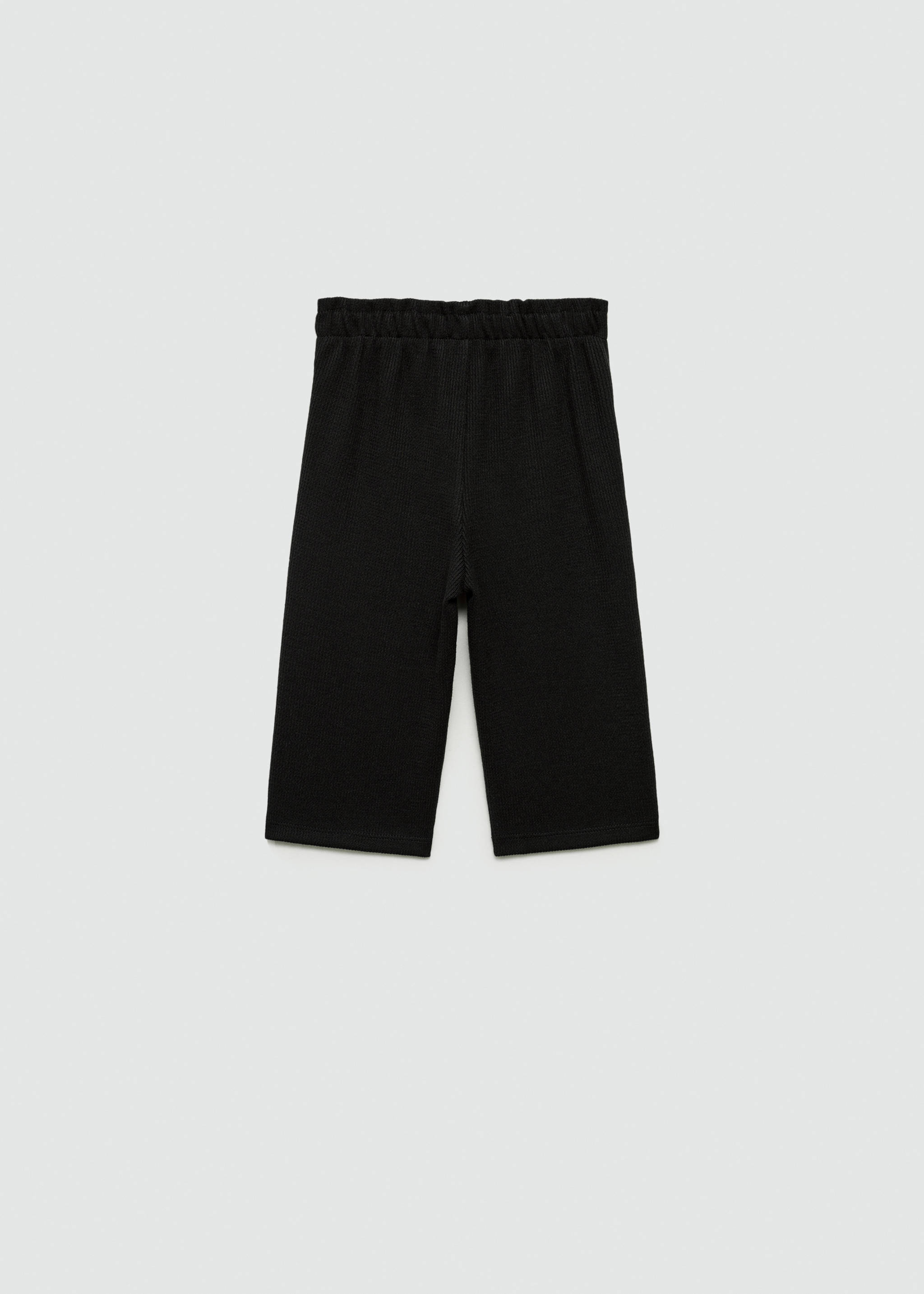 Knitted culotte pants - Reverse of the article