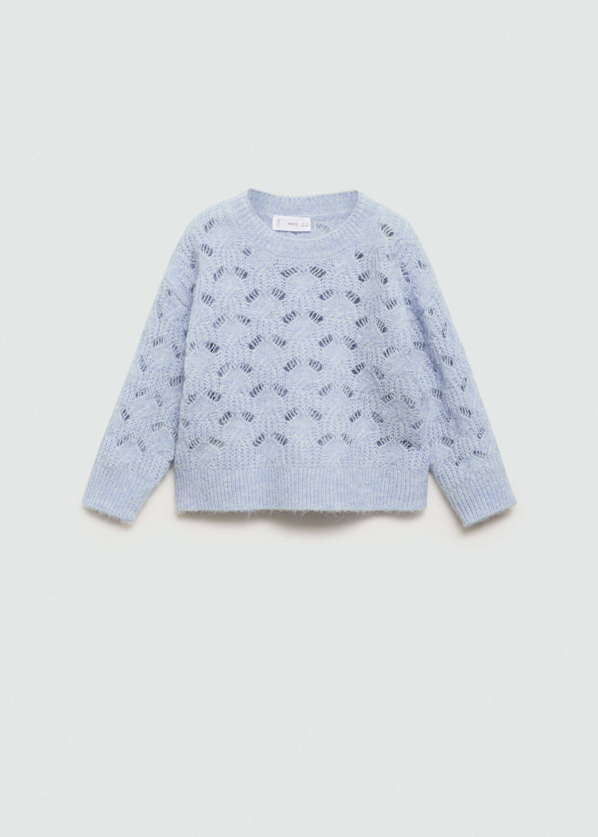 Openwork knit sweater - Article without model