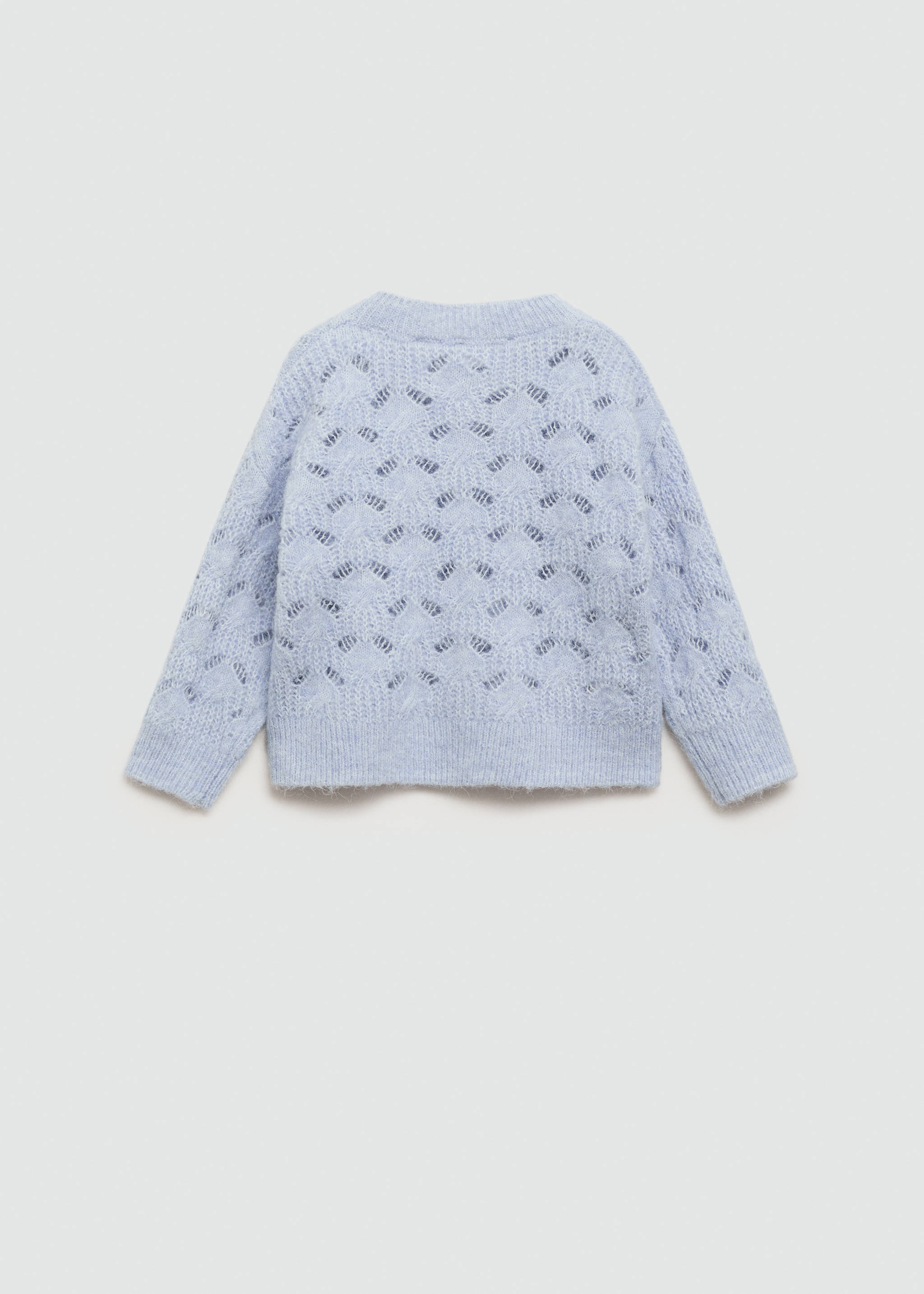 Openwork knit sweater - Reverse of the article