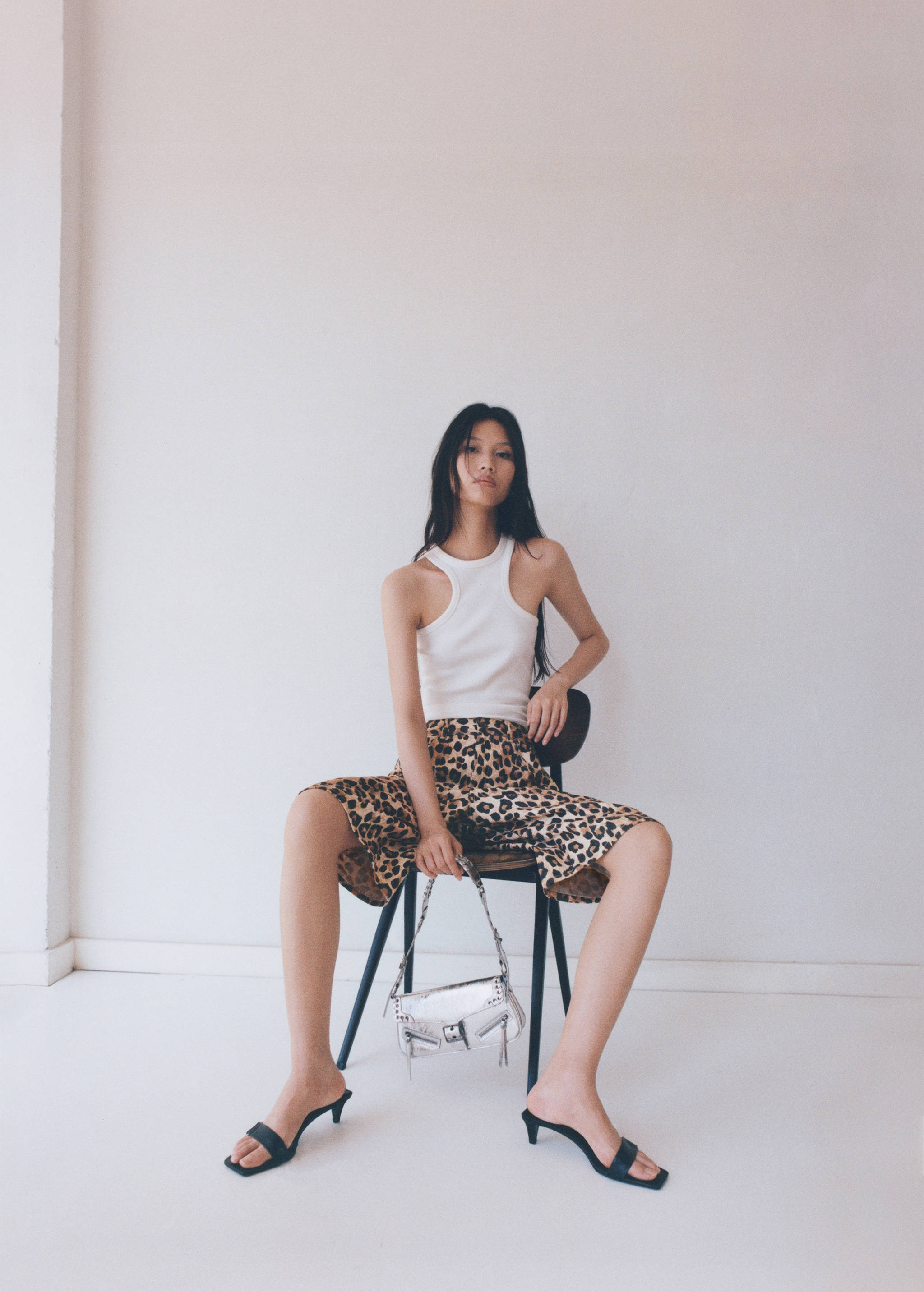 Ribbed cotton-blend top - Details of the article 6