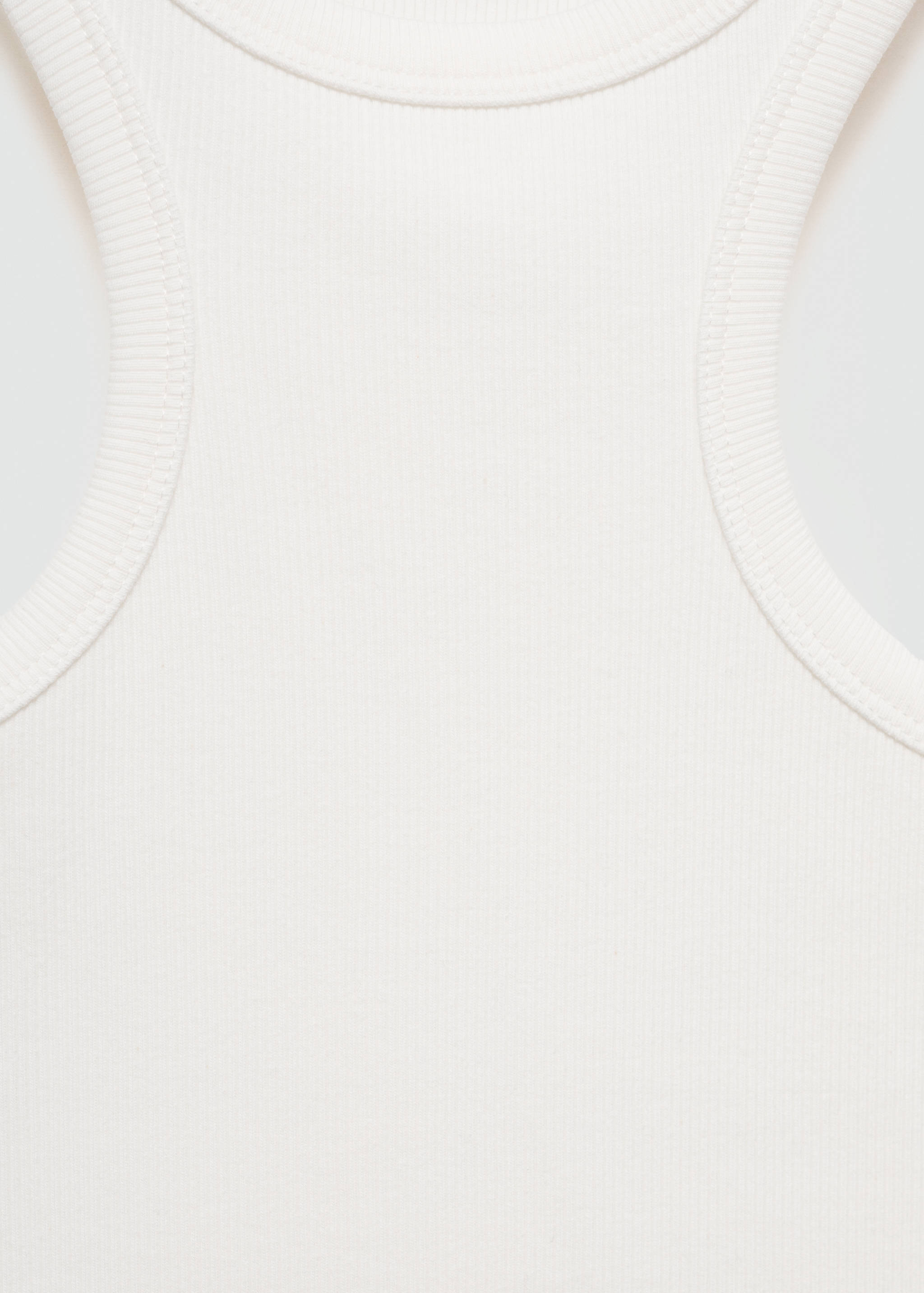 Ribbed cotton-blend top - Details of the article 8