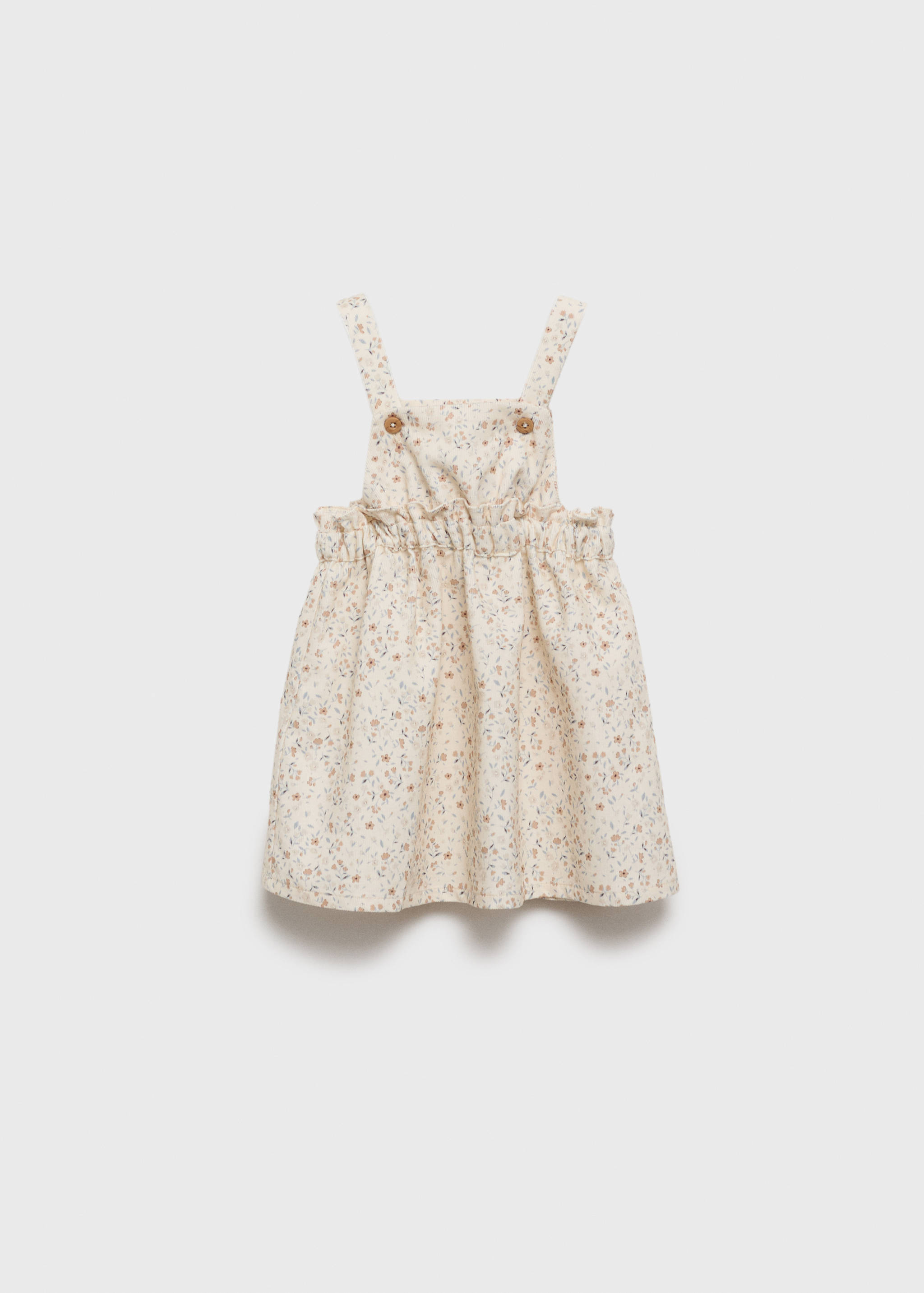 Floral cotton pinafore dress - Article without model