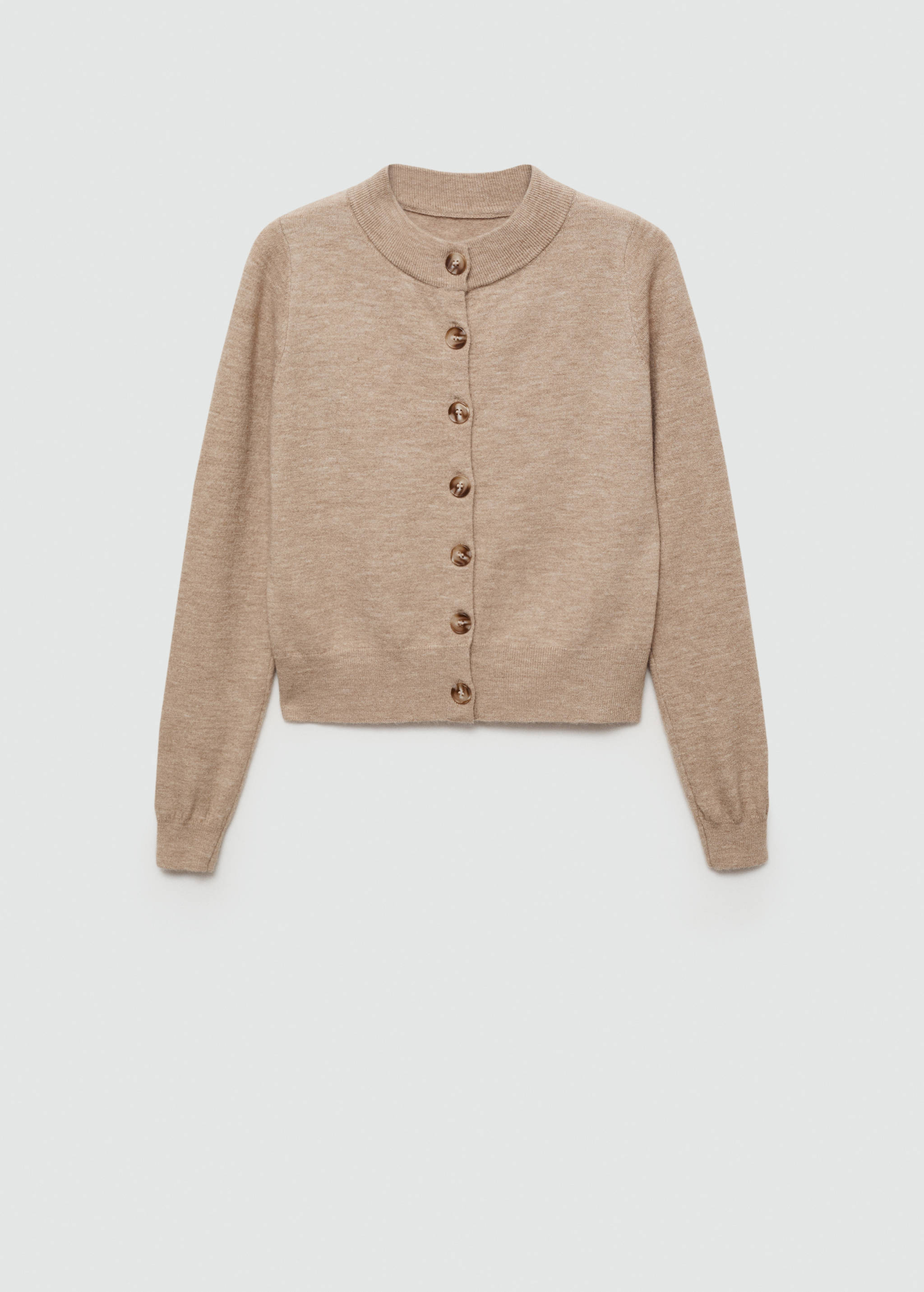 Cárdigan cuello redondo botones - Artículo sin modelo