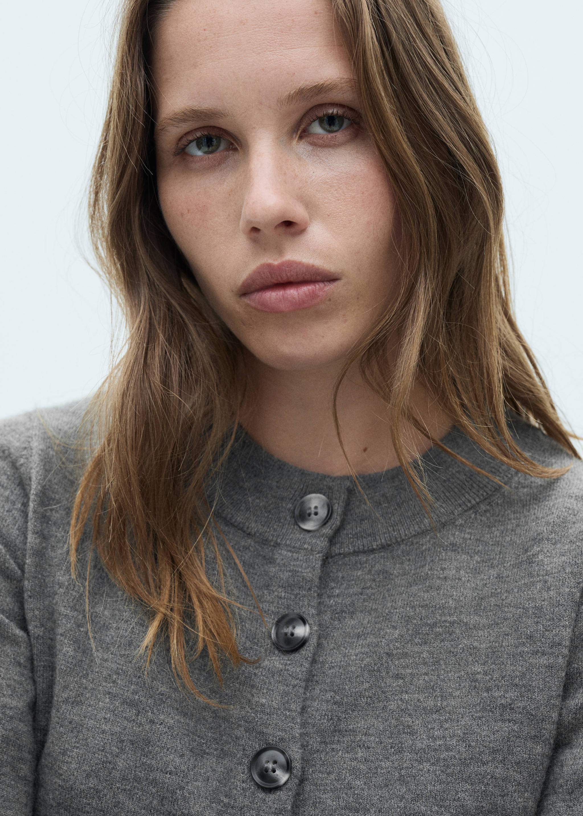 Cárdigan cuello redondo botones - Detalle del artículo 1